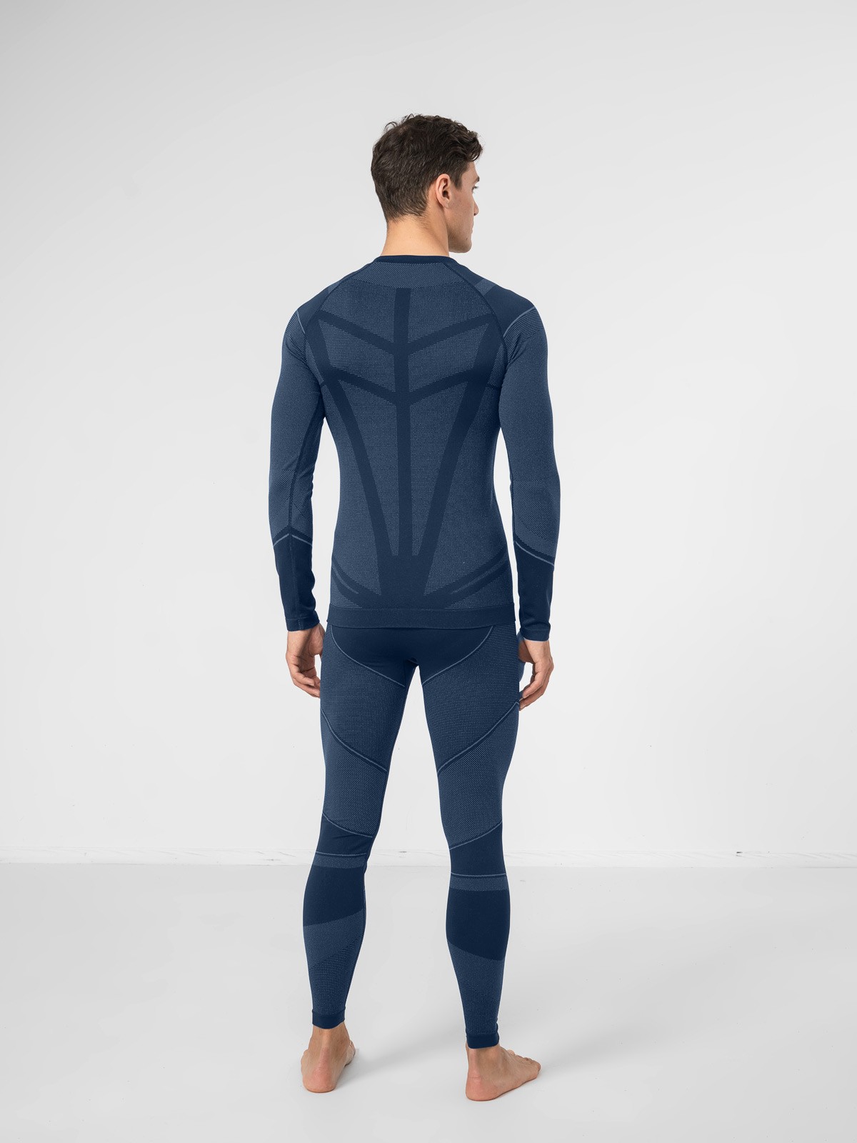 Sous-vêtement thermique homme 4F BIMB031G maillot de corps BLEU FONCÉ