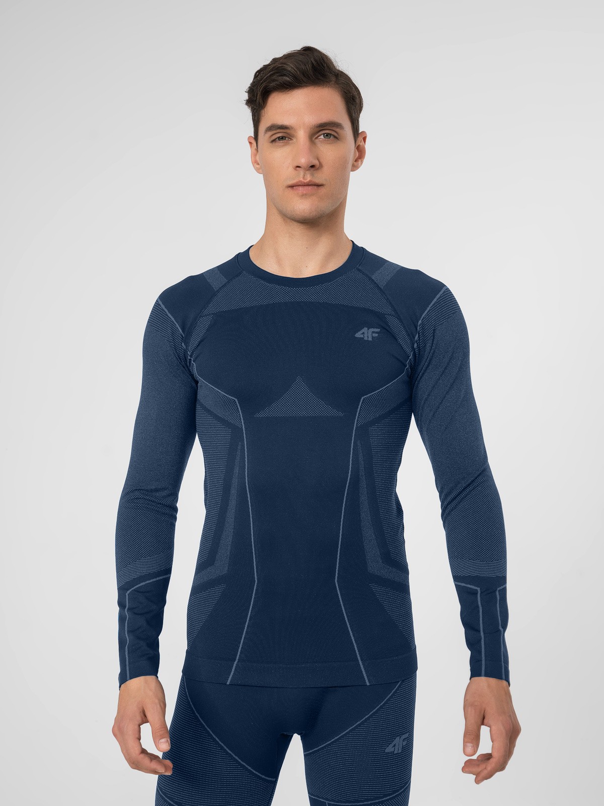 Sous-vêtement thermique homme 4F BIMB031G maillot de corps BLEU FONCÉ