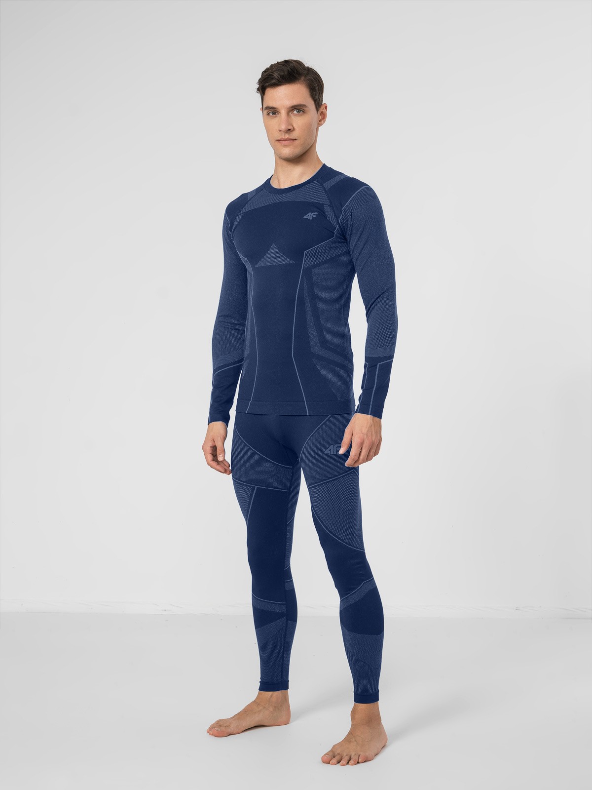 Sous-vêtement thermique homme 4F BIMB031G maillot de corps BLEU FONCÉ