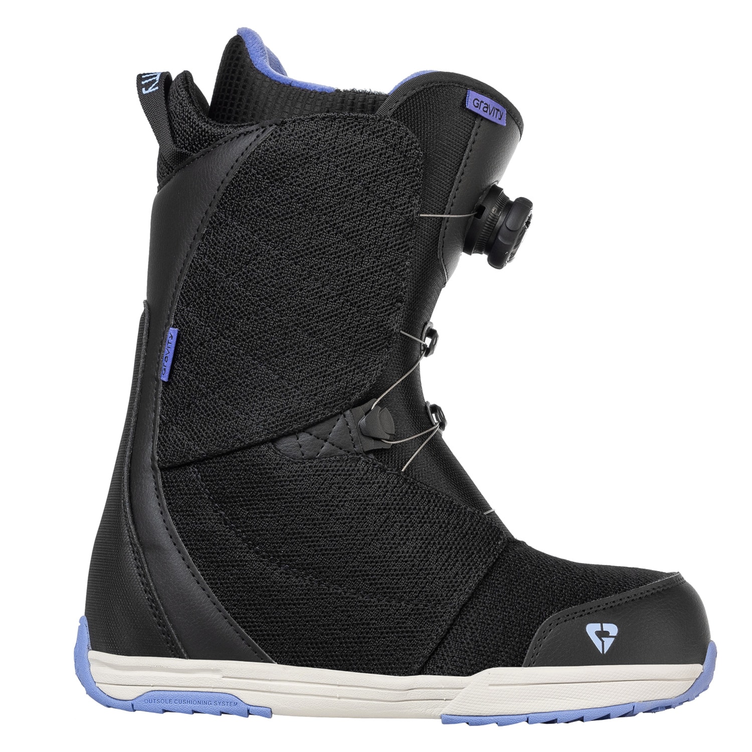 Bottes de snowboard Gravity AURA Atop Noir/Lavande