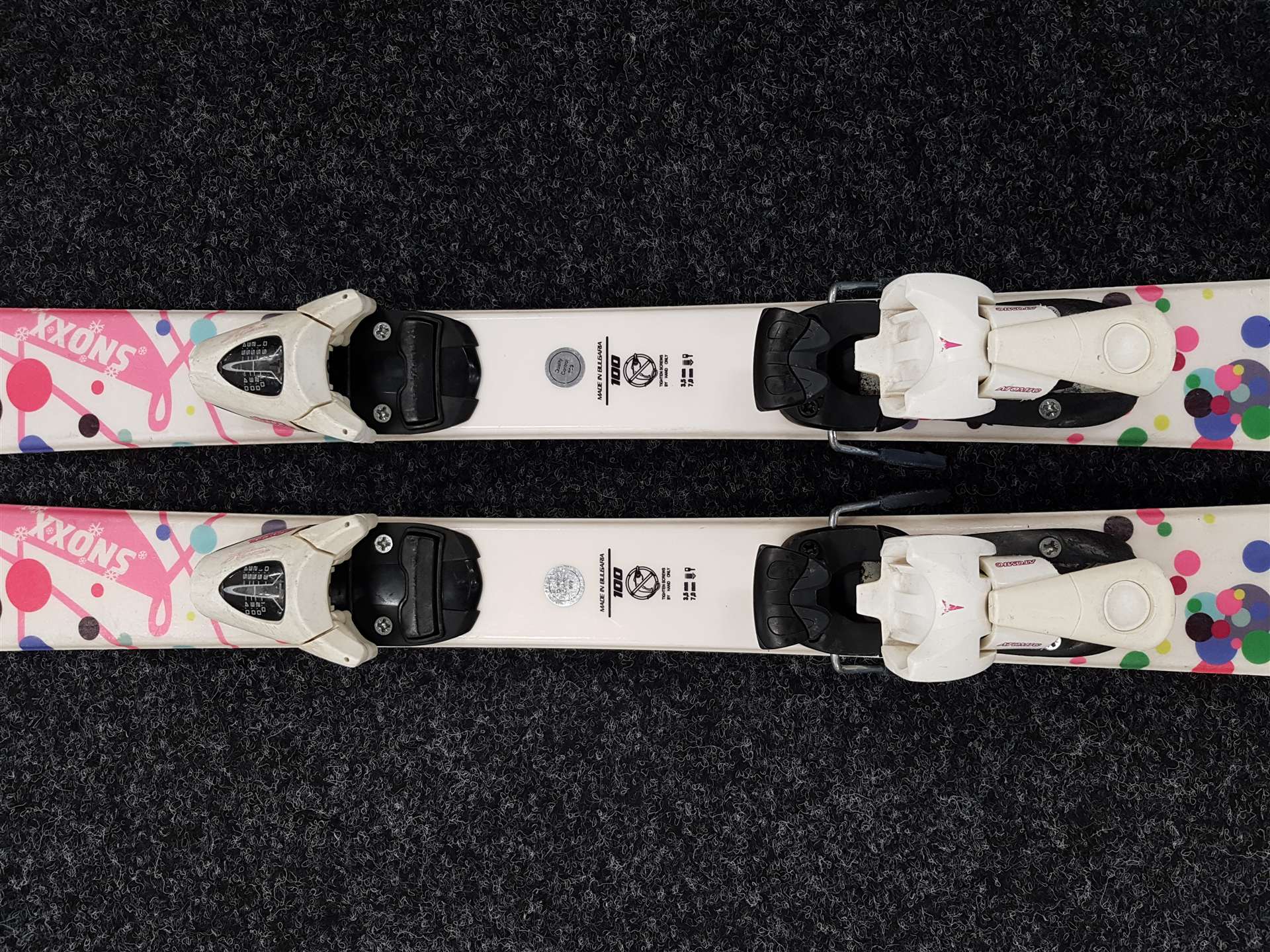 Použité dětské lyže SNOXX Snoxx 100 + vázání Atomic Evox 0.45