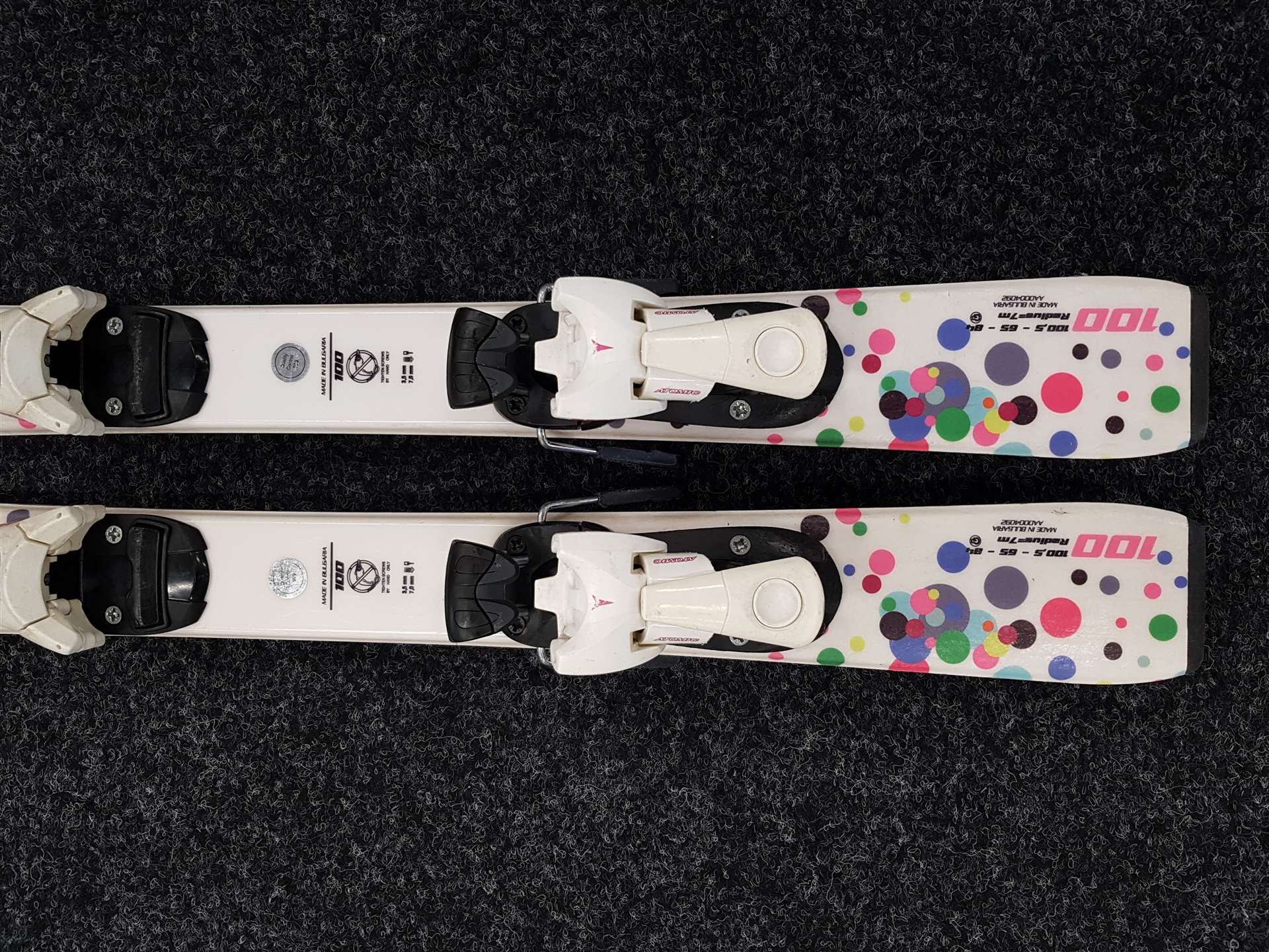 Použité dětské lyže SNOXX Snoxx 100 + vázání Atomic Evox 0.45