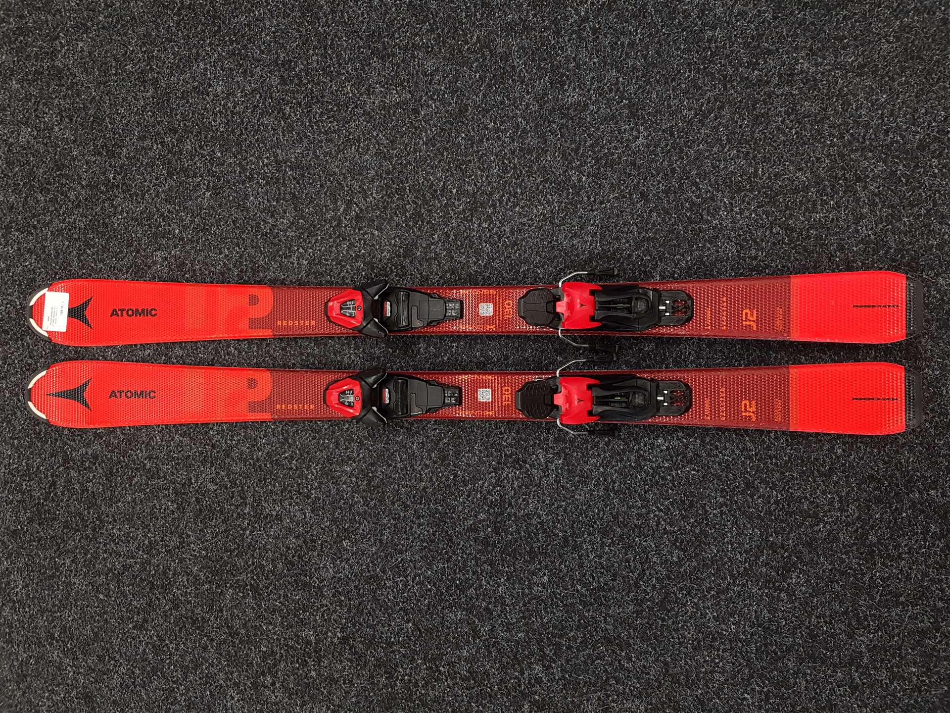 Gebrauchte Kinderski ATOMIC Redster J2 + Atomic 6 Bindungen