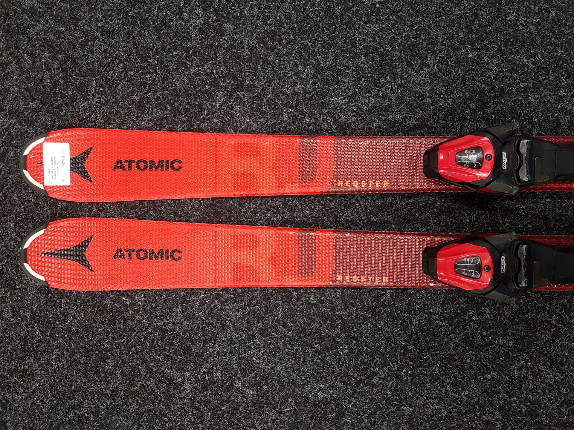 Použité lyže ATOMIC Redster RJ + viazanie Atomic 6