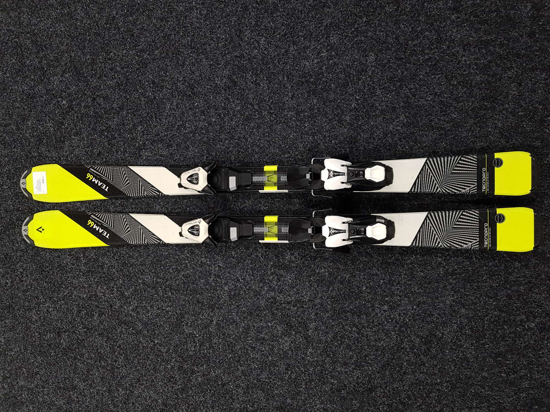Gebrauchte Kinderski TECNOPRO Team 66 + Tecnopro TL75 Bindungen