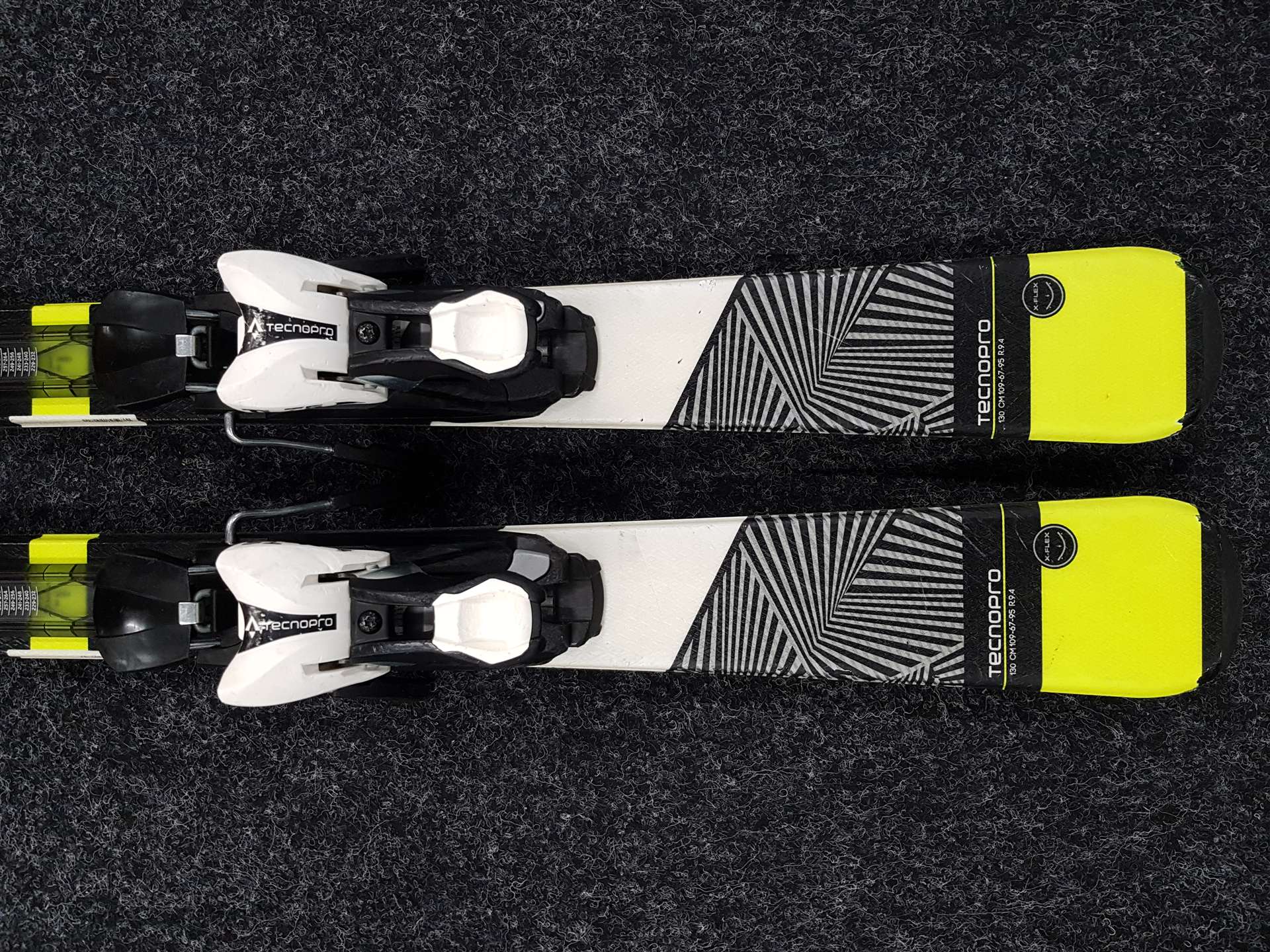 Použité detské lyže TECNOPRO Team 66 + viazanie Tecnopro TL75
