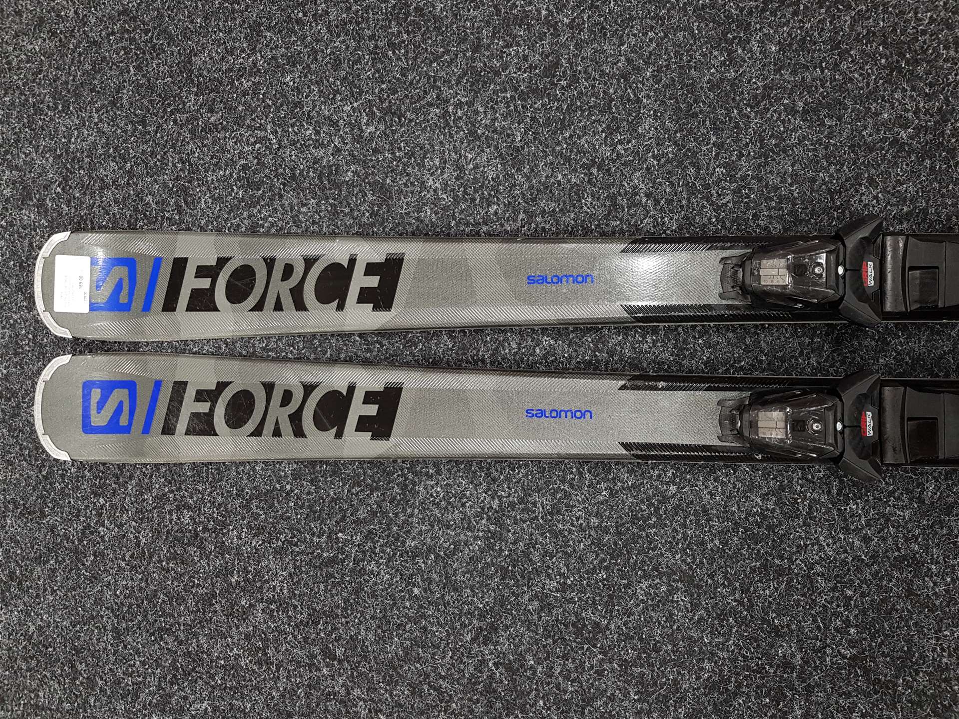 Esquís SALOMON S/Force SX usados + fijaciones Salomon M 10
