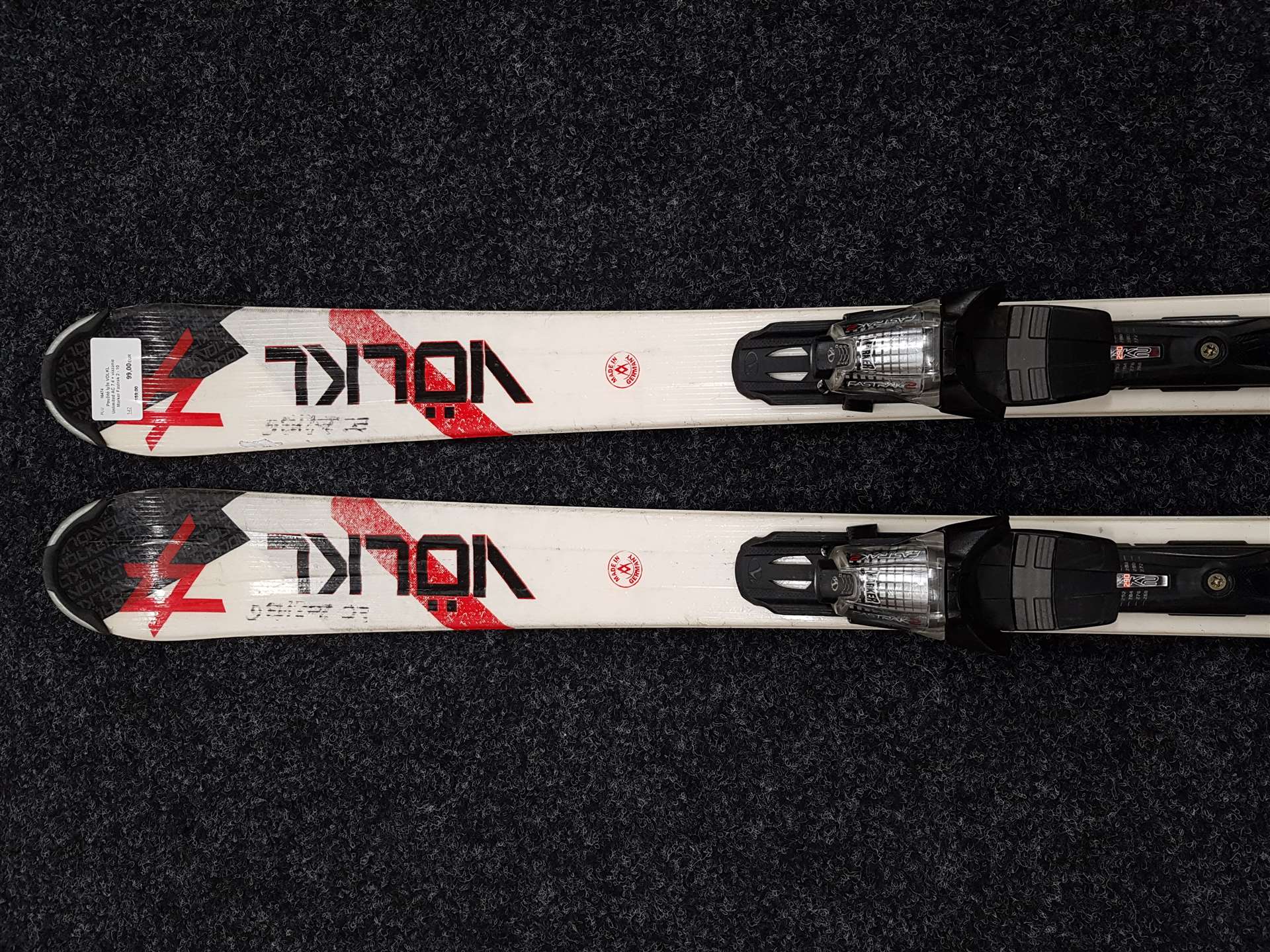 Używane narty VOLKL Unlimited AC 7.4 + wiązania Marker Fastrak 2 - 10