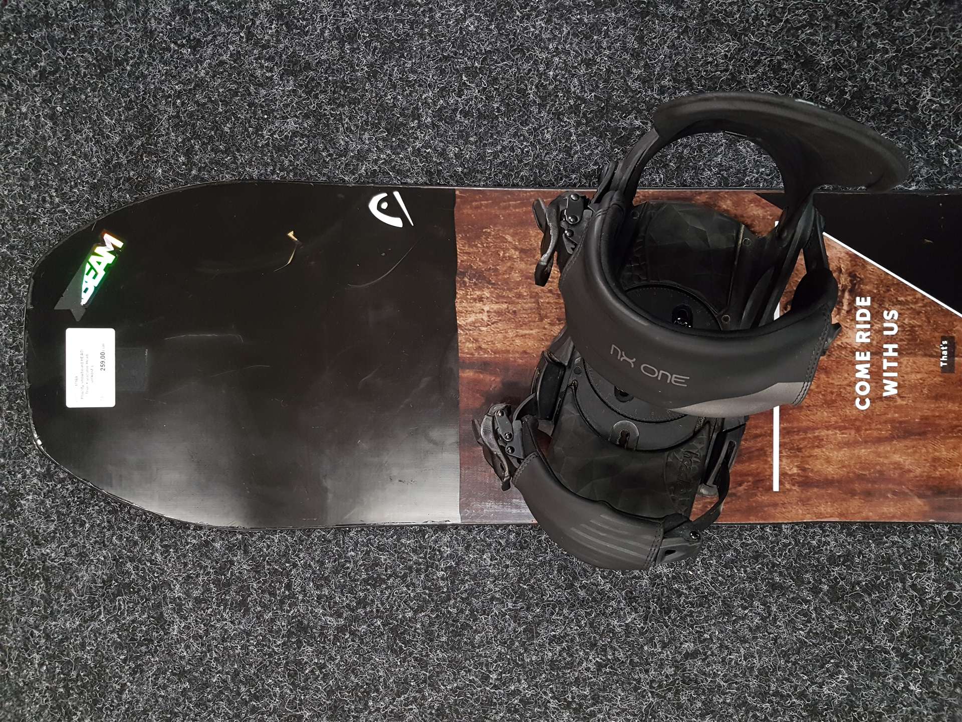 Gebrauchtes HEAD True Snowboard + Head Bindungen Größe L