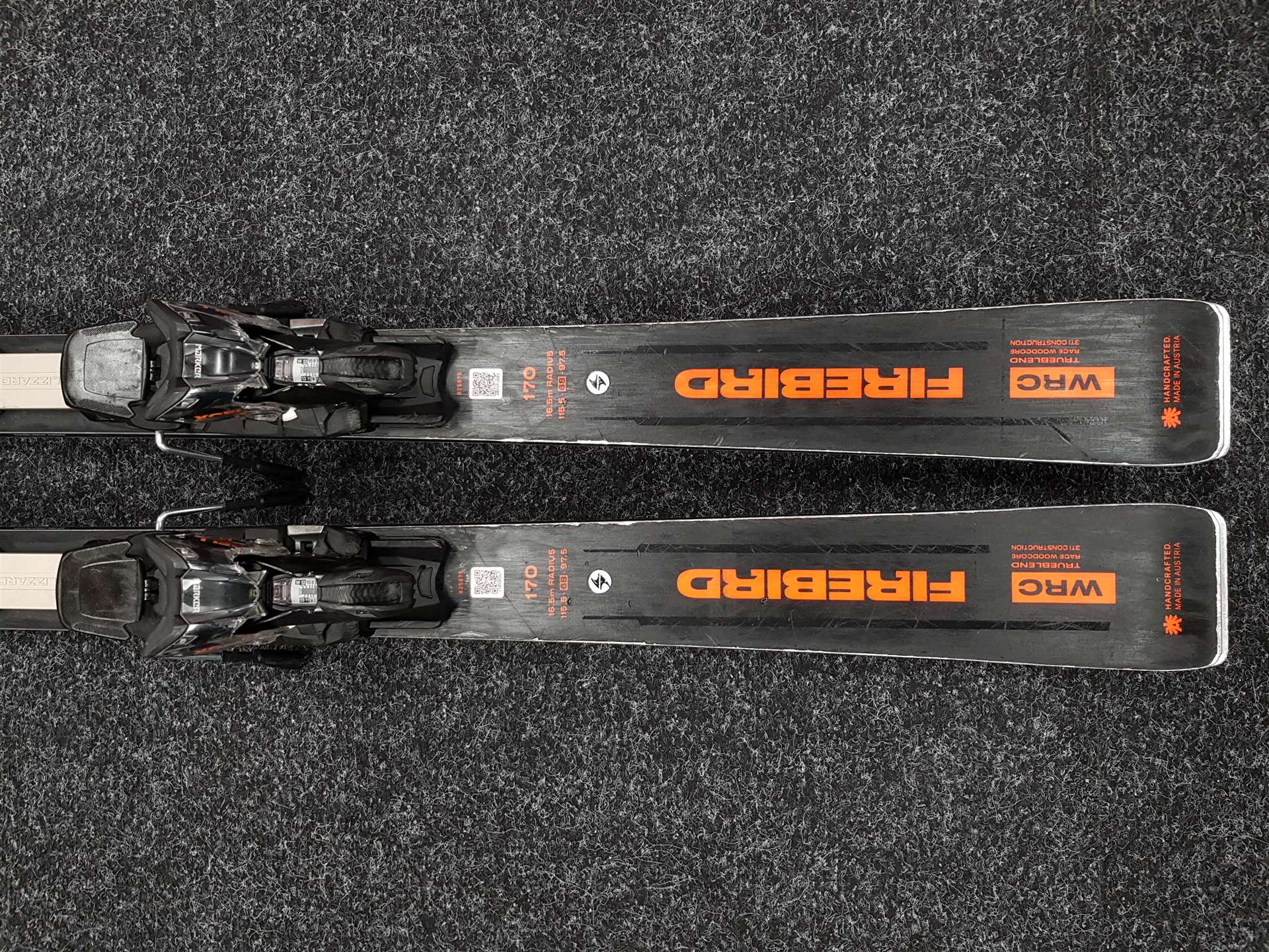 Použité lyže BLIZZARD Firebird WRC + viazanie Marker Xcell 14