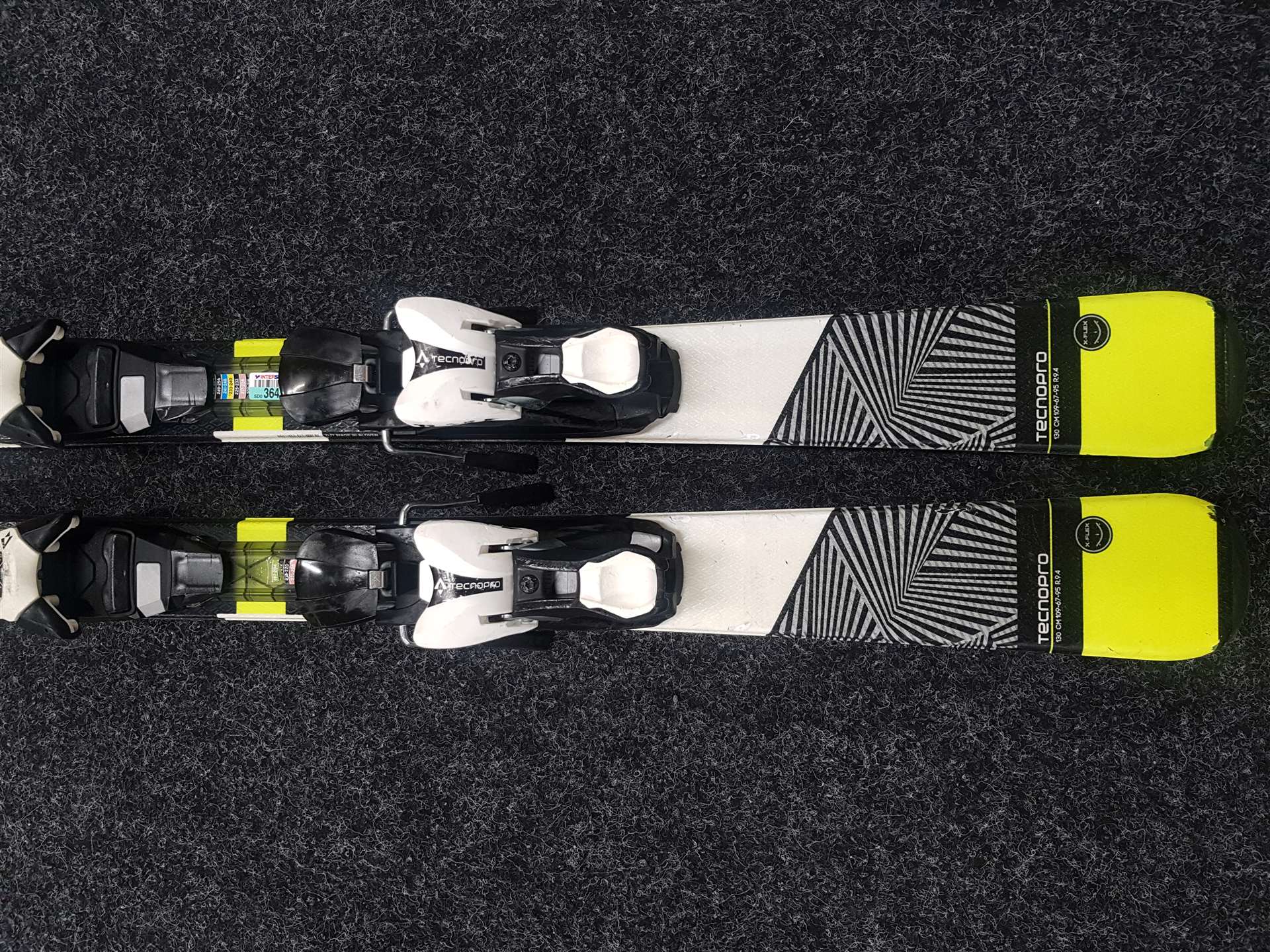 Gebrauchte Kinderski TECNOPRO Team 66 + Bindungen Tecnopro 7.5