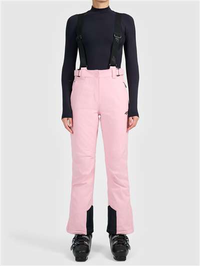 Pantaloni da sci da donna 4F FNK F1466 ROSA CHIARO