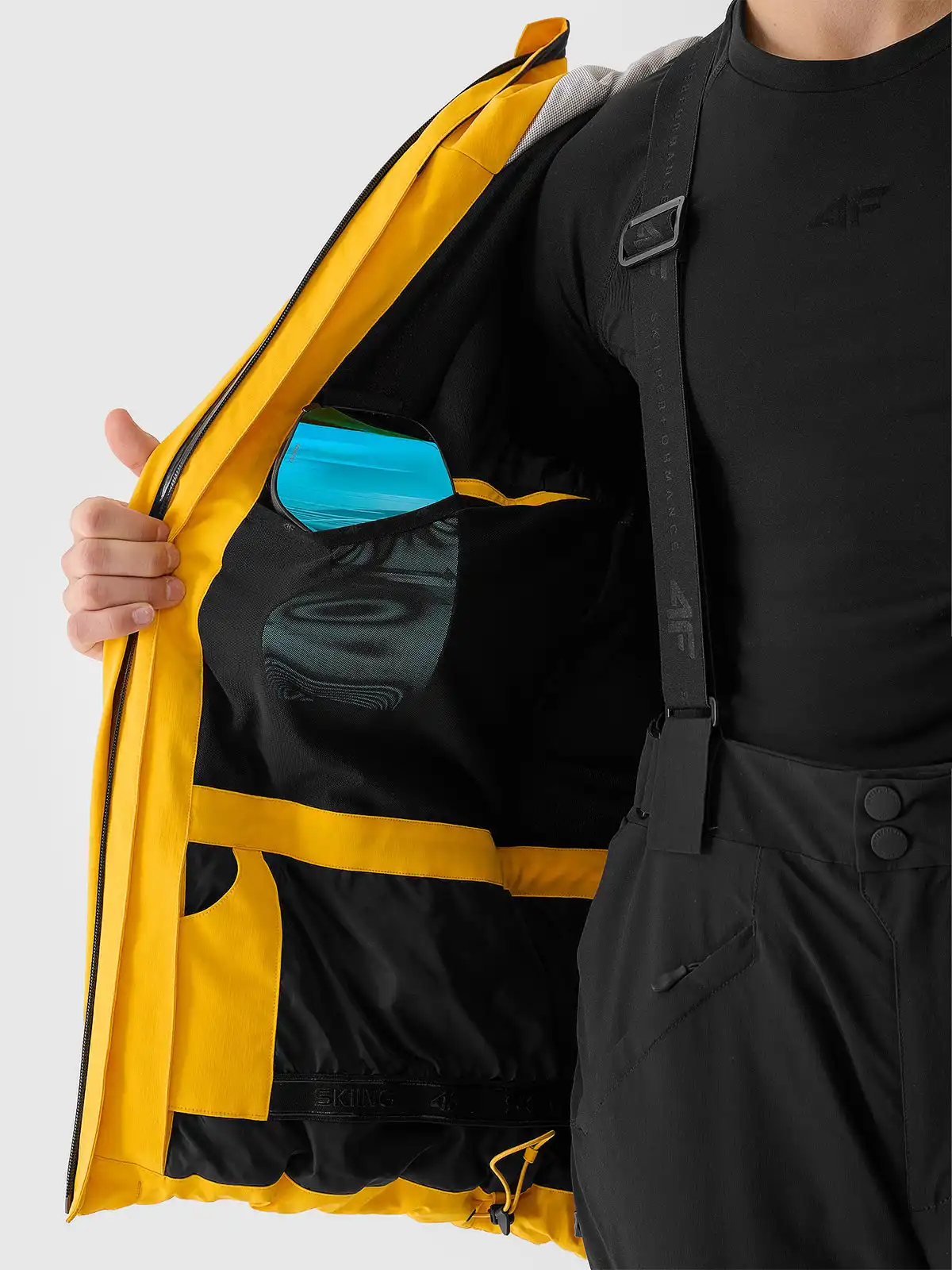 Pánská lyžařská bunda 4F M0877 YELLOW