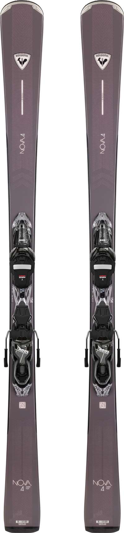 skis Rossignol NOVA 4 XPRESS + XPRESS W 10 GW B83 SHINY BLK / RANPV02+FCNDW07