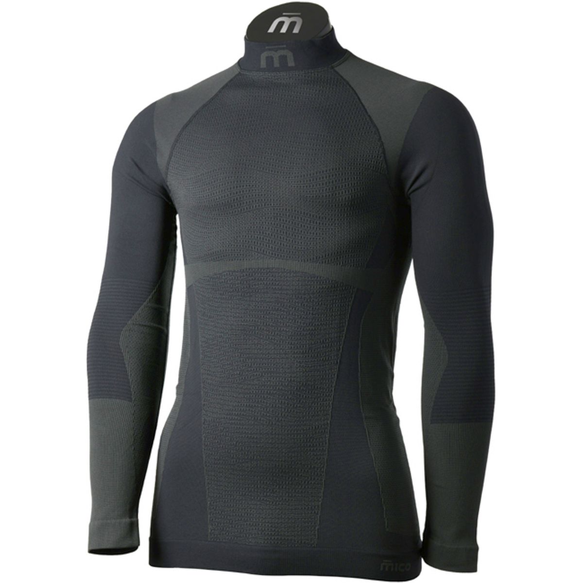 Ropa interior térmica para hombre MICO MAGLIA LUPETTO M/L WARM CONTROL, NEGRO