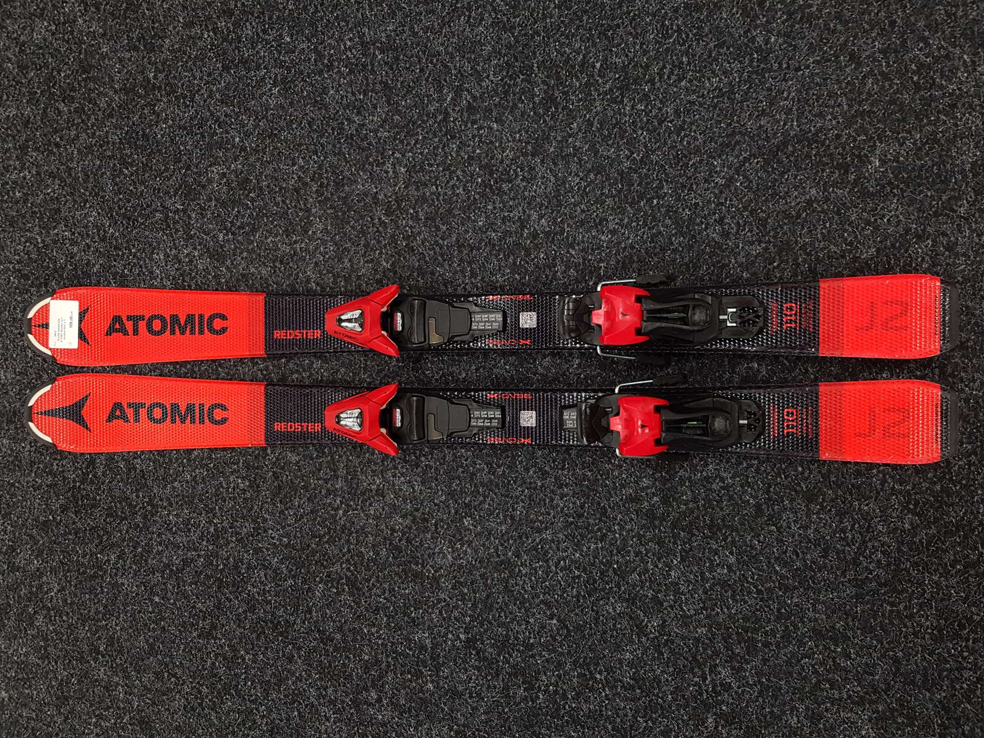 Gebrauchte Kinderski ATOMIC Redster J2 + Atomic 5 Bindungen