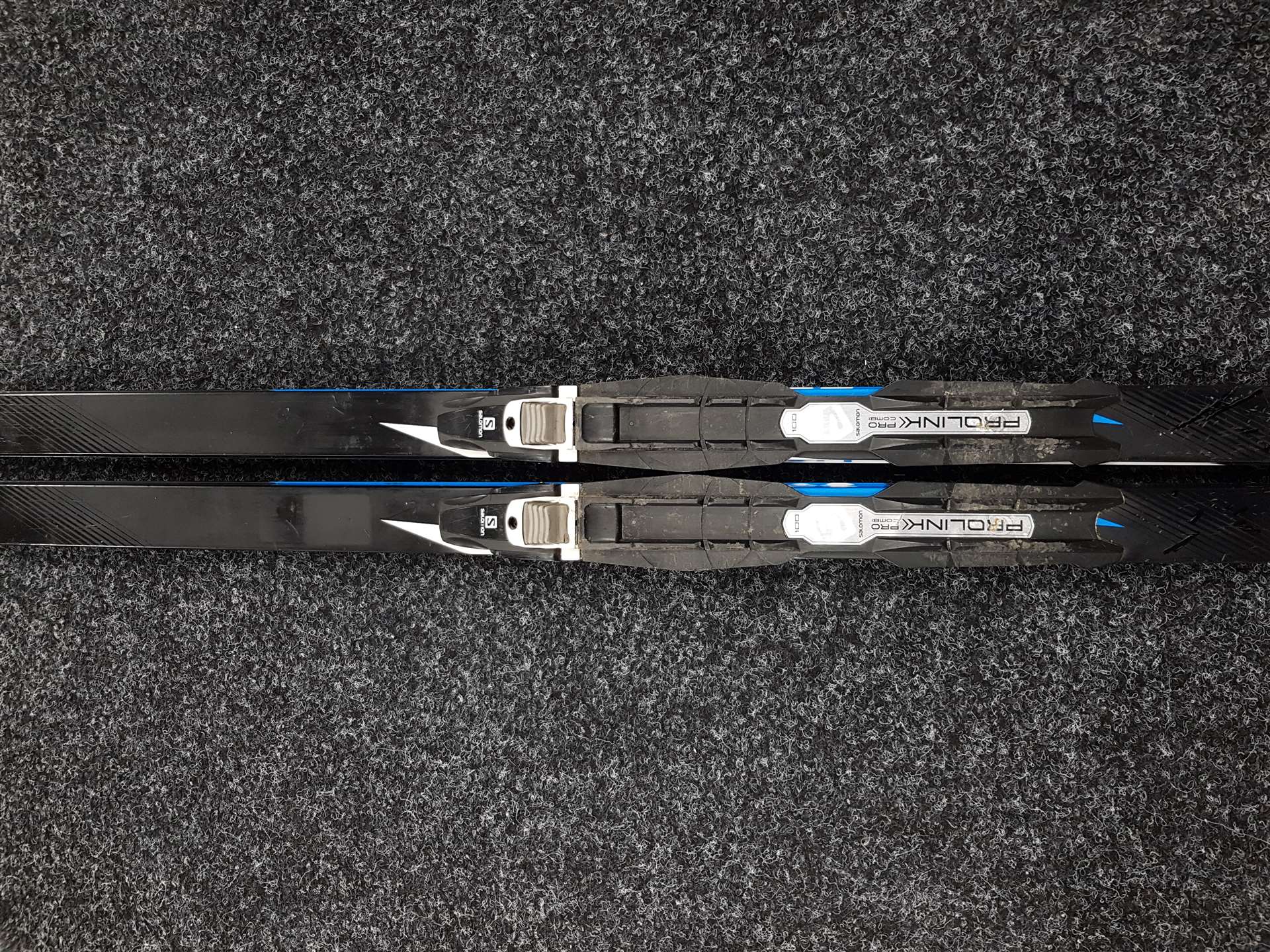 Gebrauchte Salomon S/Max Carbon Skate Langlaufski + NNN Bindungen Salomon Prolink