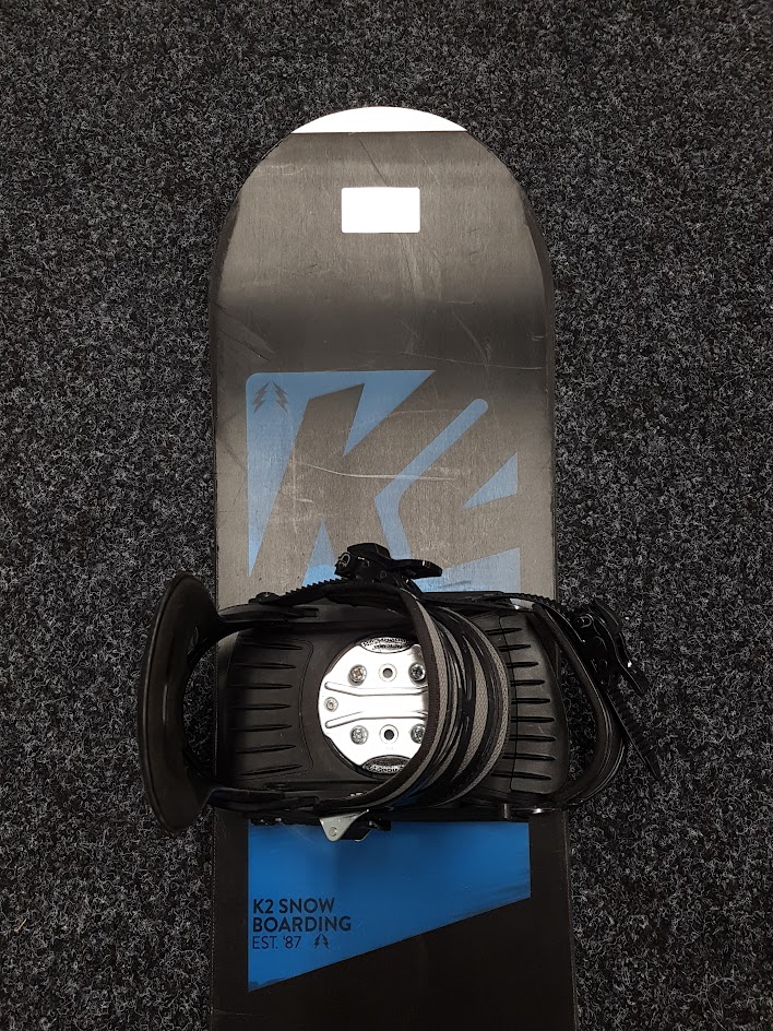 Gebrauchtes Snowboard K2 Est. 87 + Bindungen Größe S/M