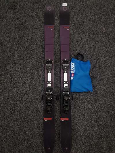 Bazárové skialpové lyže BLIZZARD COCHISE + Ambition 10 + Jazdené pásy