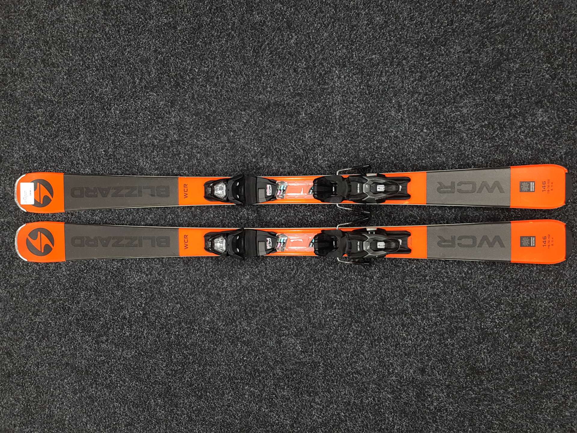 Gebrauchte BLIZZARD WCR Ski + Marker TLT 10 Bindungen