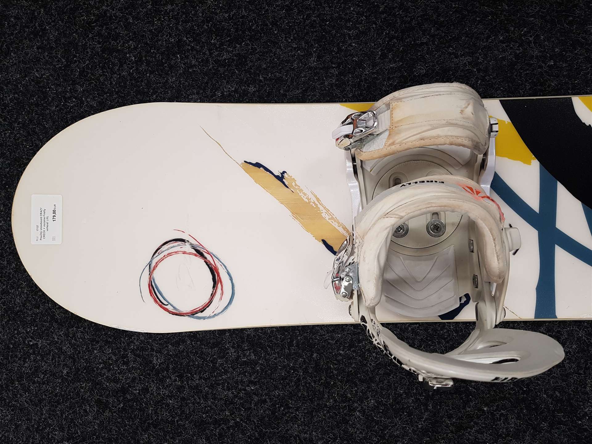 Gebrauchtes CRAZY CREEK Snowboard + Firefly Bindungen Größe L/XL