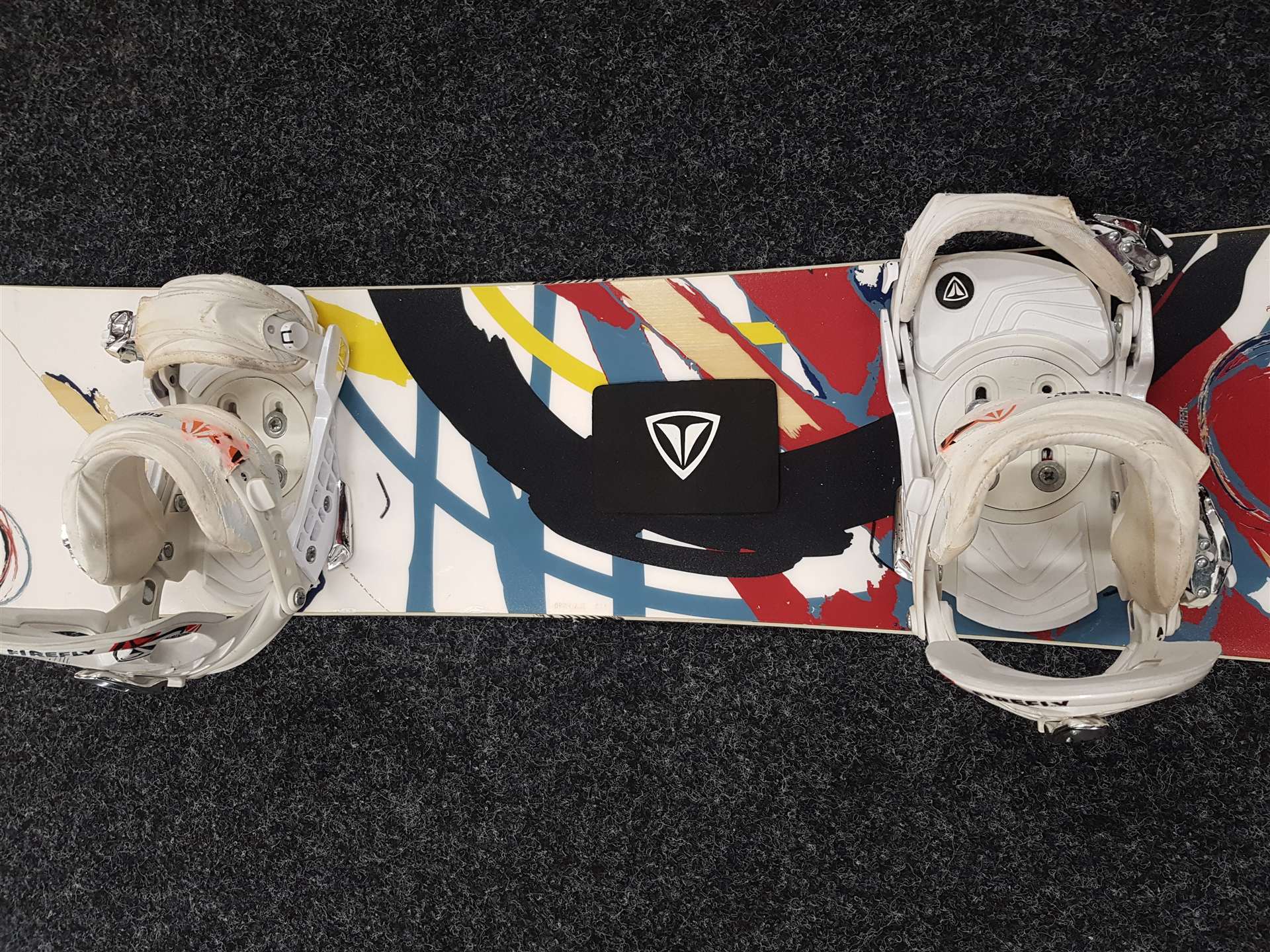 Gebrauchtes CRAZY CREEK Snowboard + Firefly Bindungen Größe L/XL