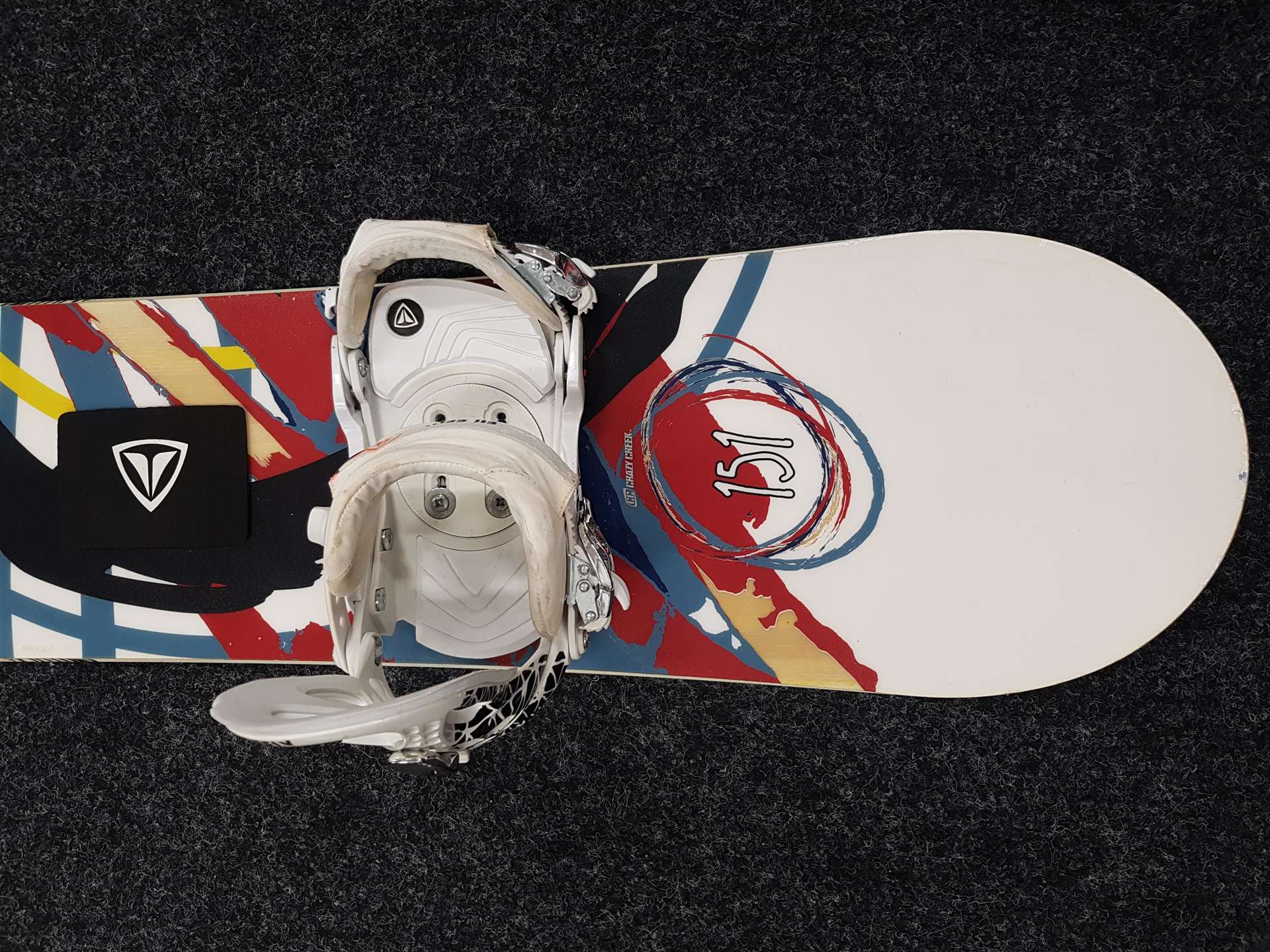 Gebrauchtes CRAZY CREEK Snowboard + Firefly Bindungen Größe L/XL