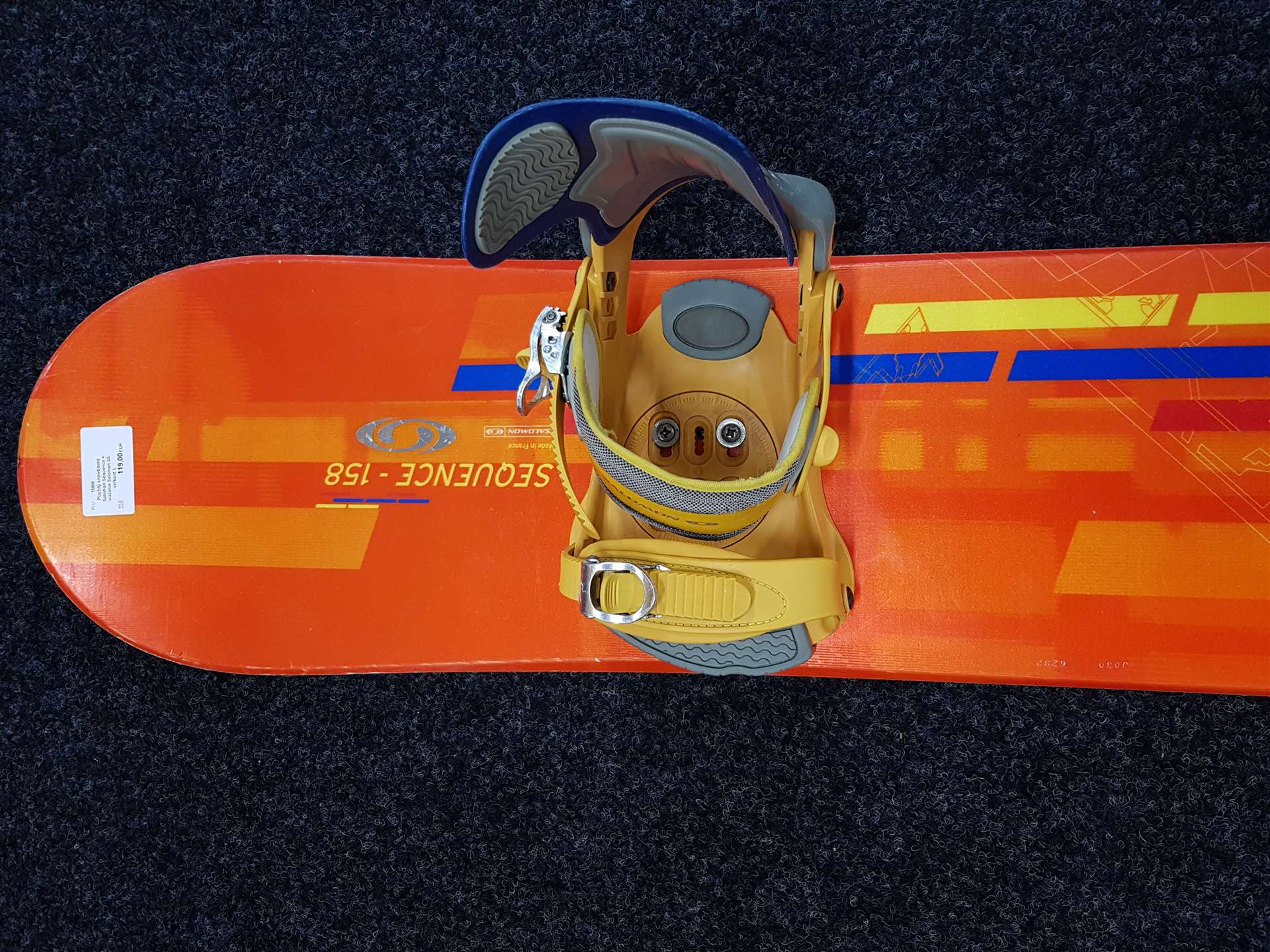 Snowboard Salomon Sequence folosit + legături Salomon S5 mărimea L
