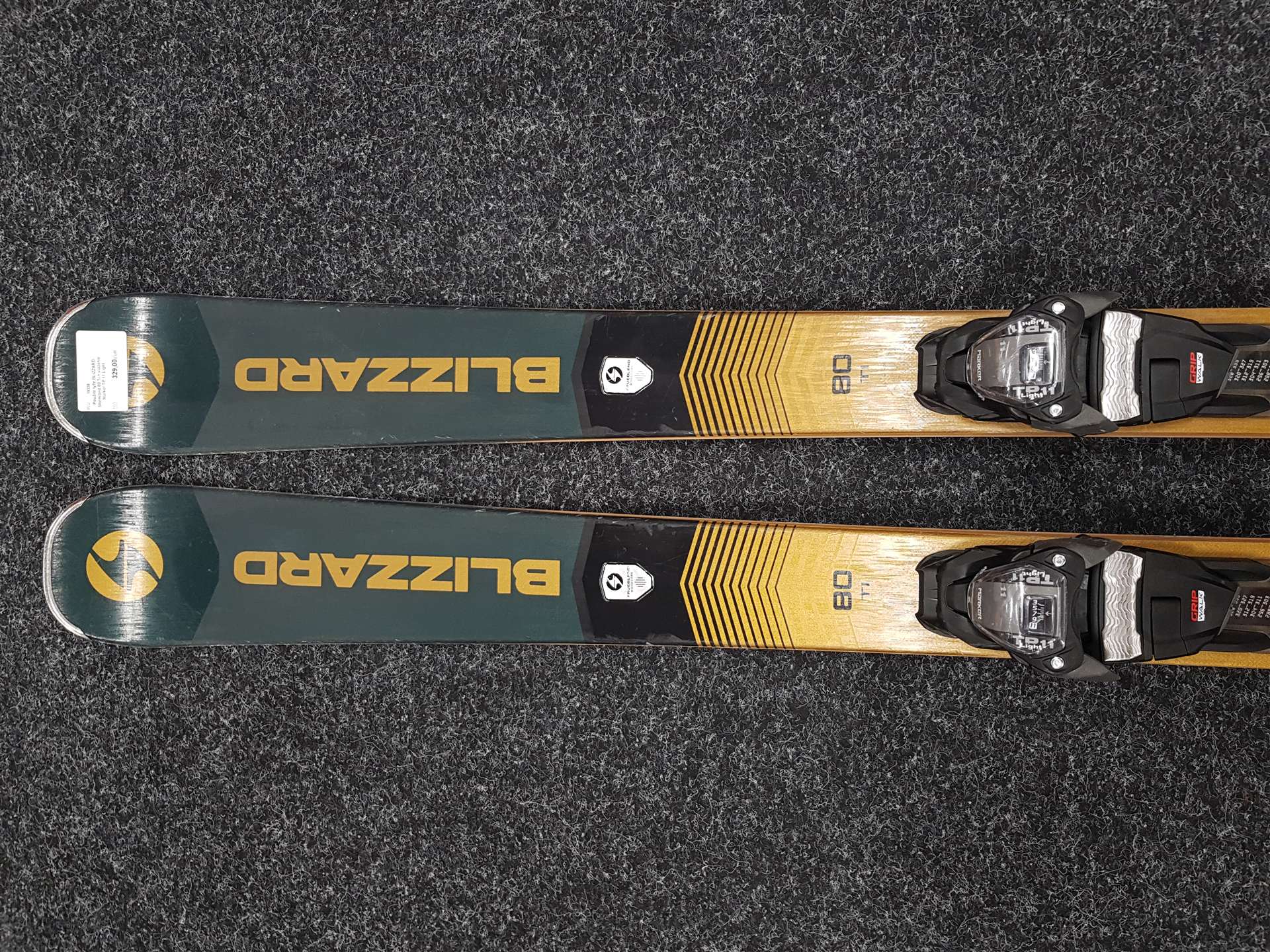 Gebrauchte Ski BLIZZARD Stormbird 80 Ti + Bindungen Marker TP 11 Light