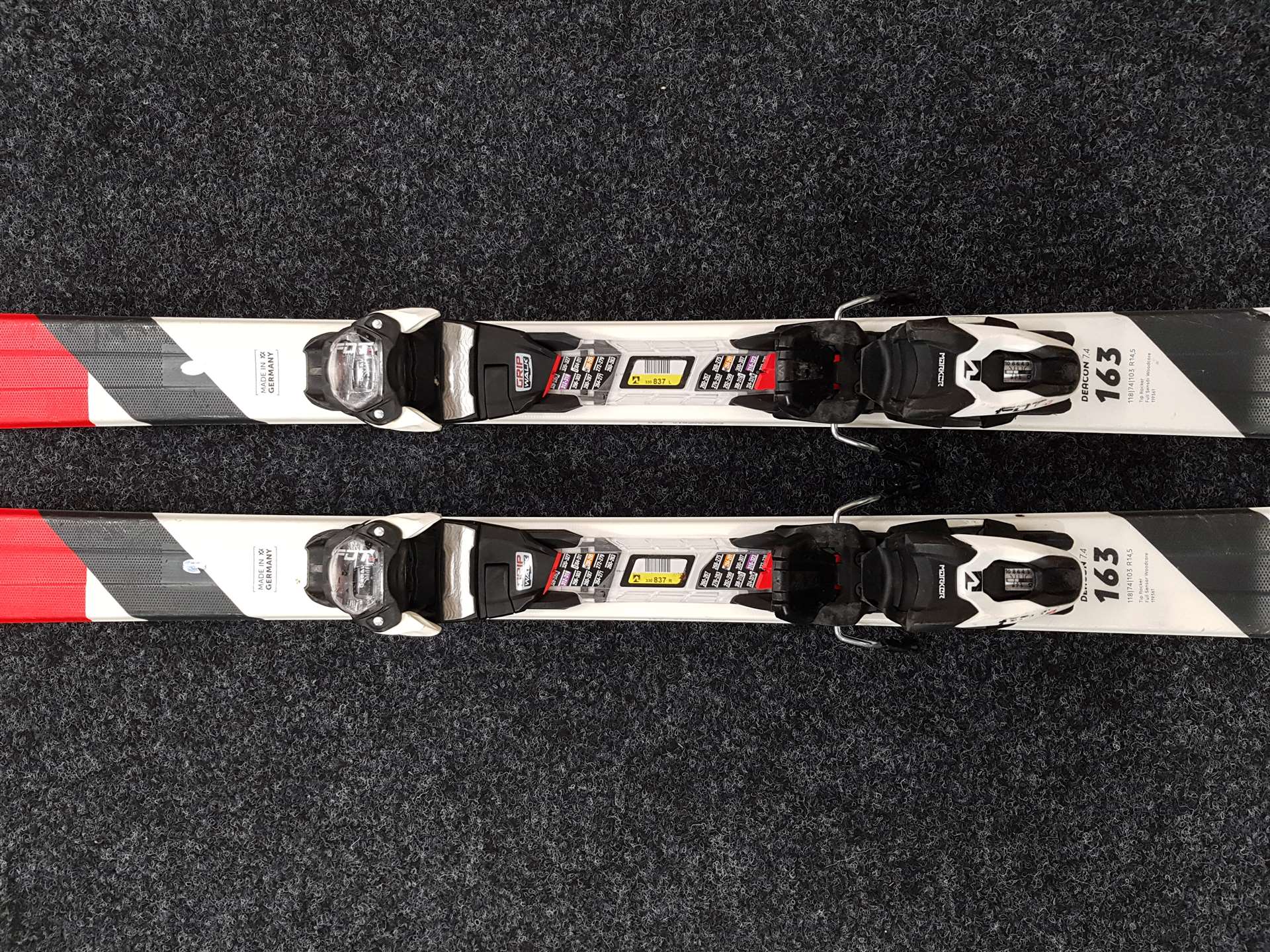 Použité lyže VOLKL Deacon 7.4 + vázání Nordica FDT 10