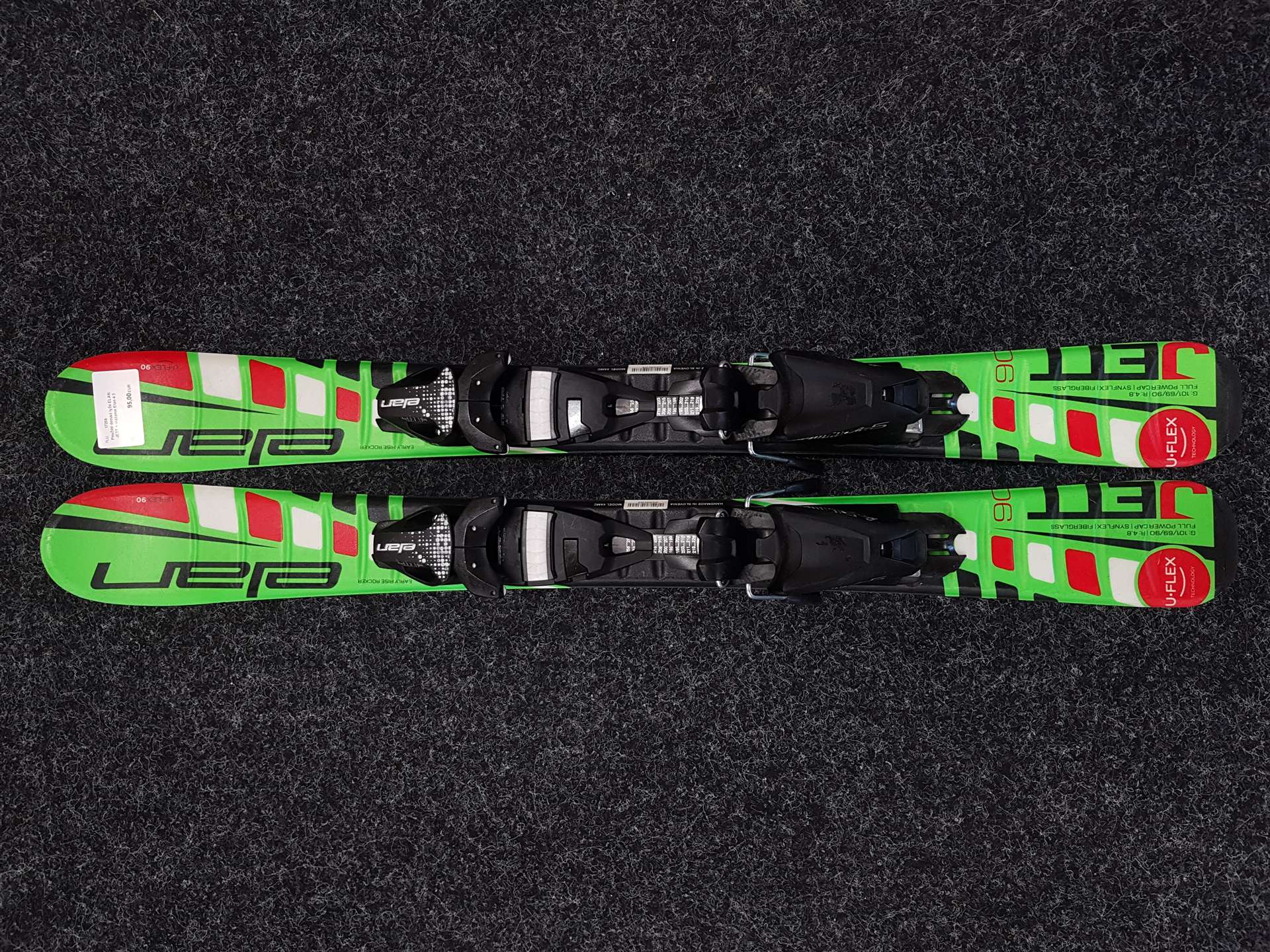 Gebrauchte Kinderski ELAN JETT + Bindungen Elan 4.5