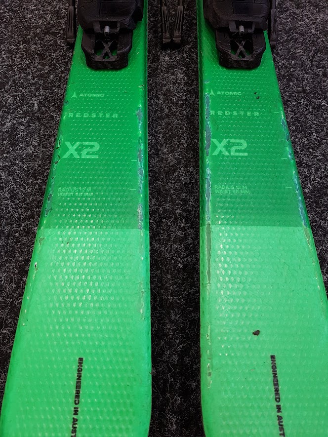 Gebrauchte ATOMIC Redster X2 Ski + Atomic L6 Bindungen