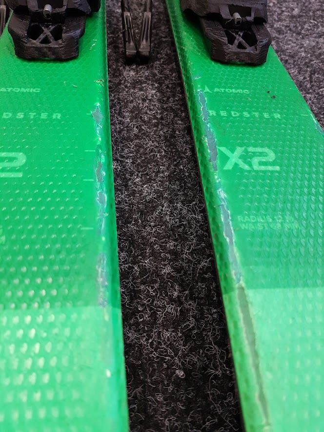 Gebrauchte ATOMIC Redster X2 Ski + Atomic L6 Bindungen