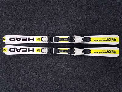 Sci usati per bambini HEAD SUPERSHAPE TEAM + attacchi Head LRX 7.5