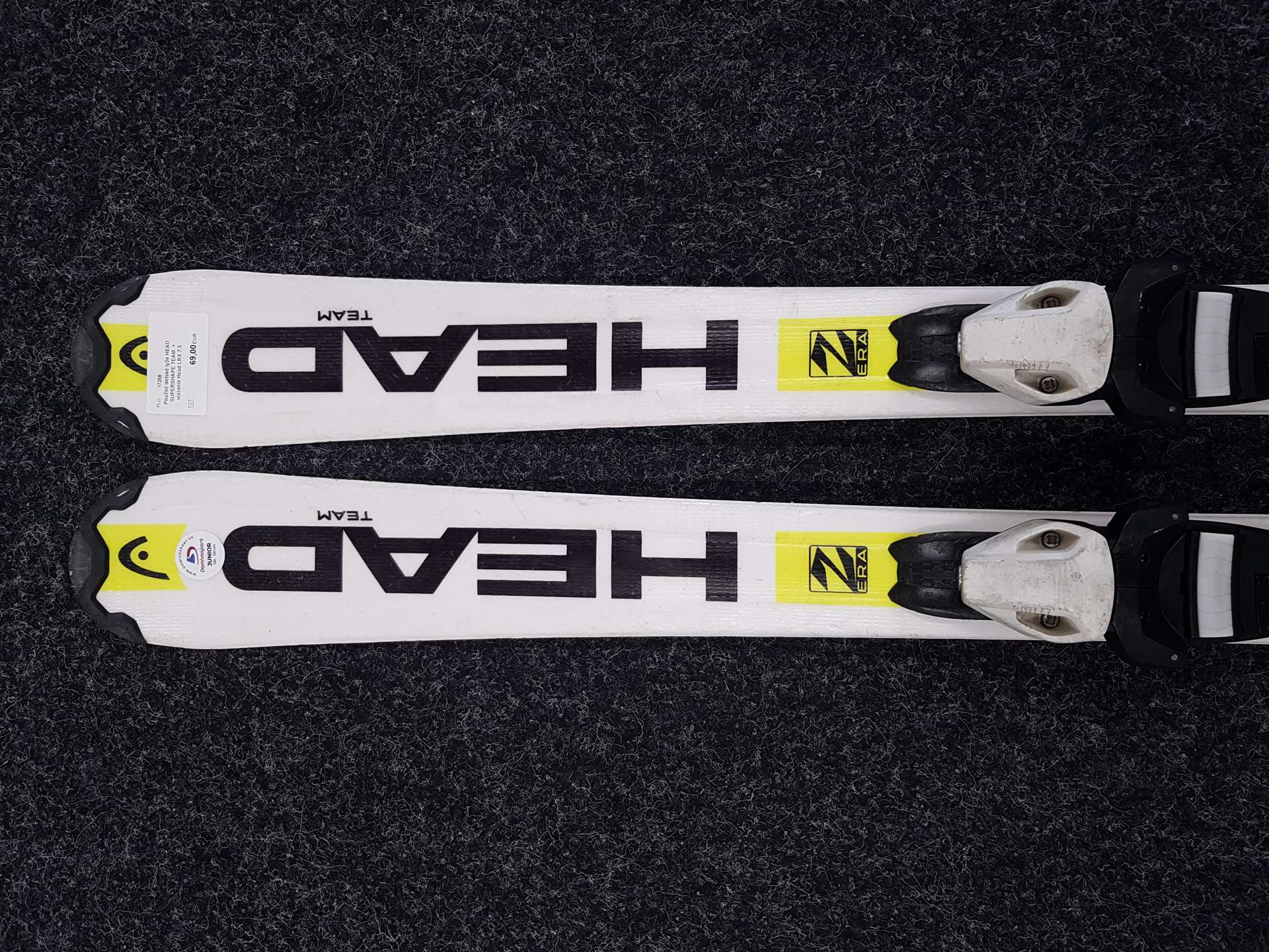 Gebrauchte Kinderski HEAD SUPERSHAPE TEAM + Bindungen Head LRX 7.5