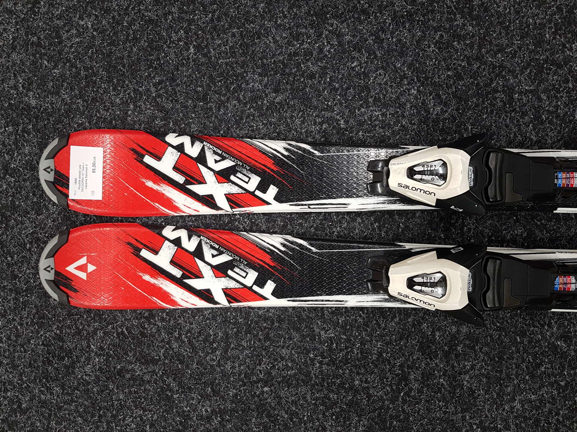 Schiuri pentru copii folosite TECNOPRO XT Team + legături Salomon 5