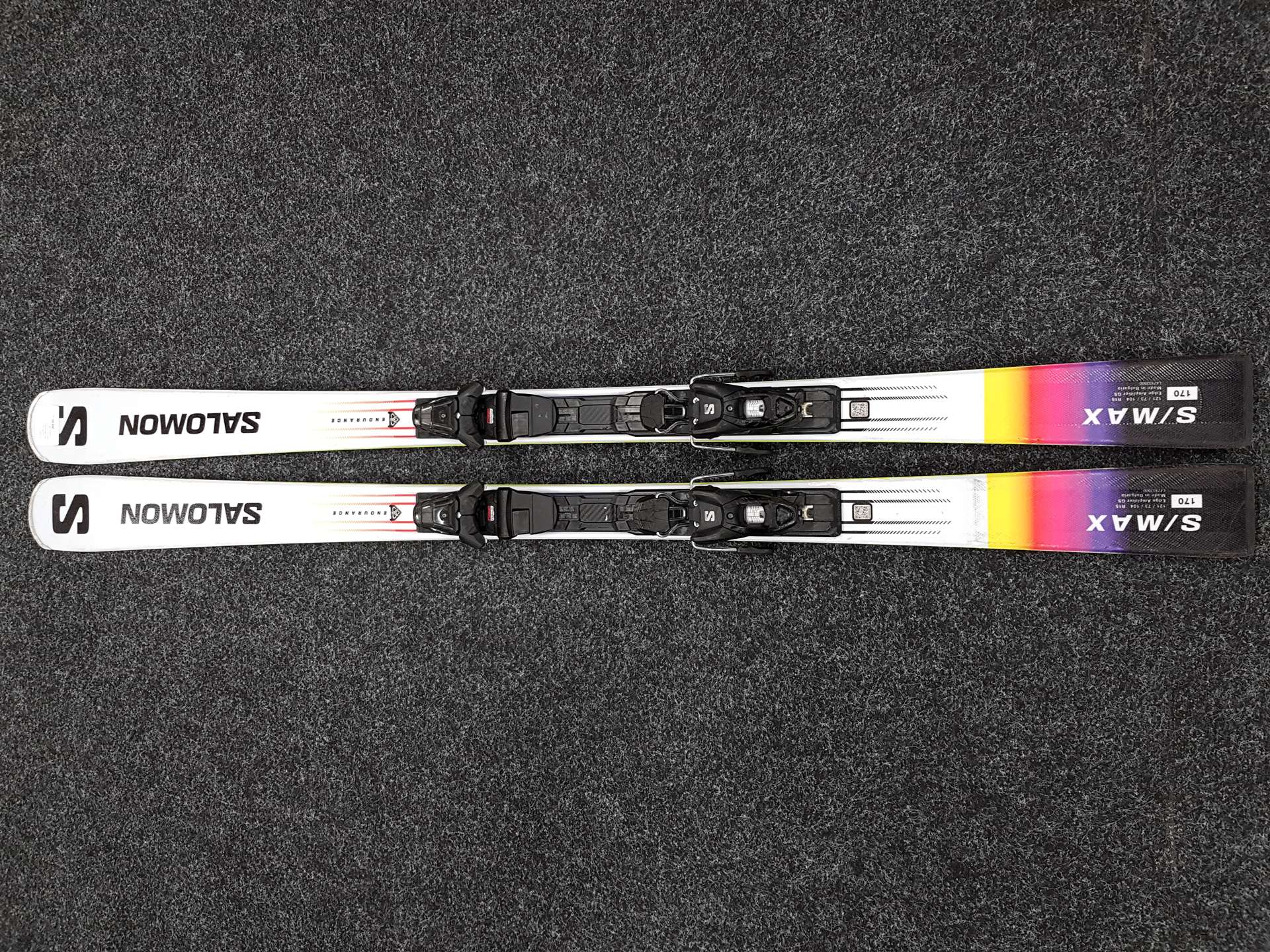 Używane narty SALOMONS/Max Endurance + wiązania Salomon M10