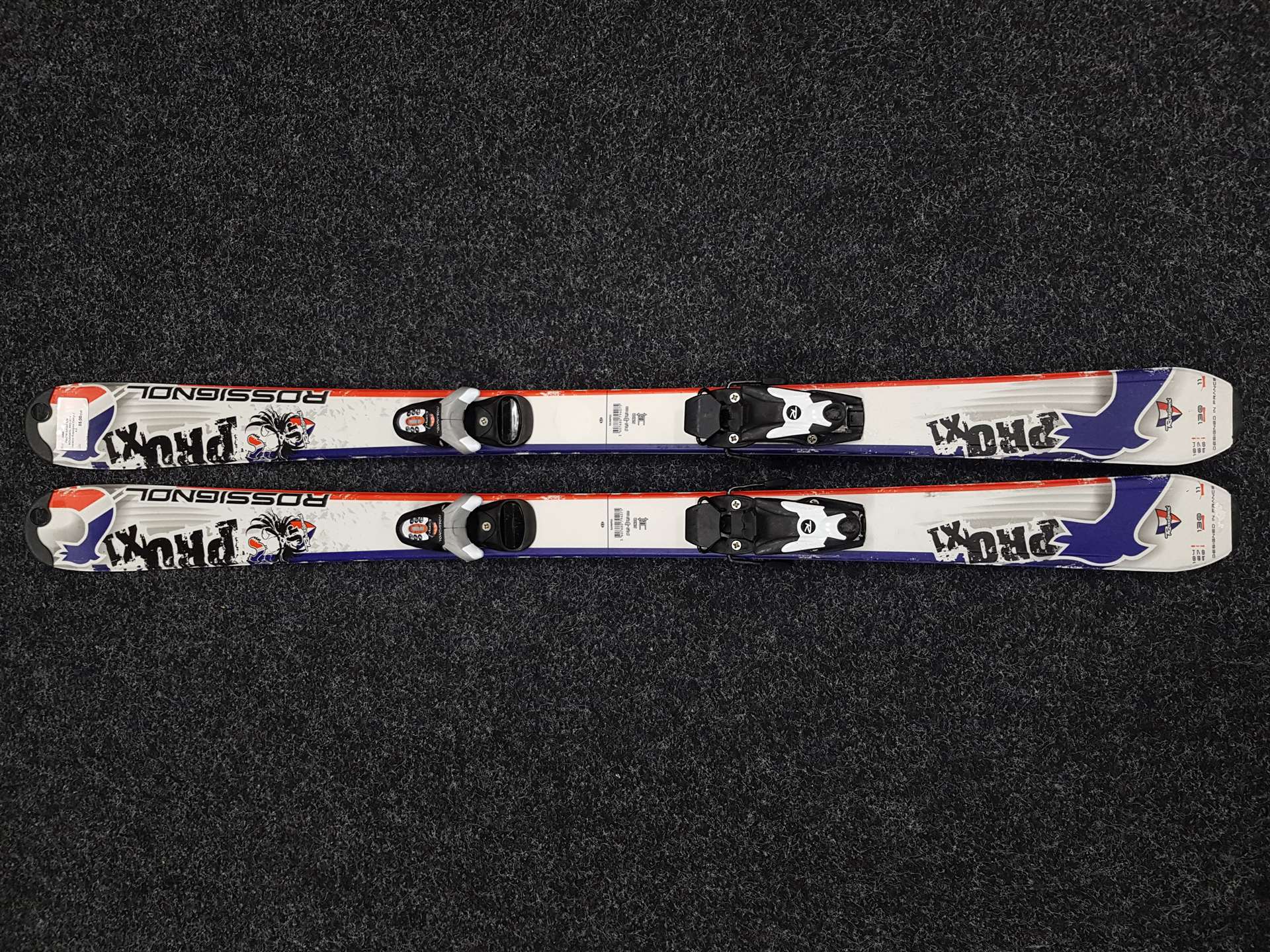 Używane narty dziecięce ROSSIGNOL PRO X1 + wiązania Rossignol Comp J 4.5