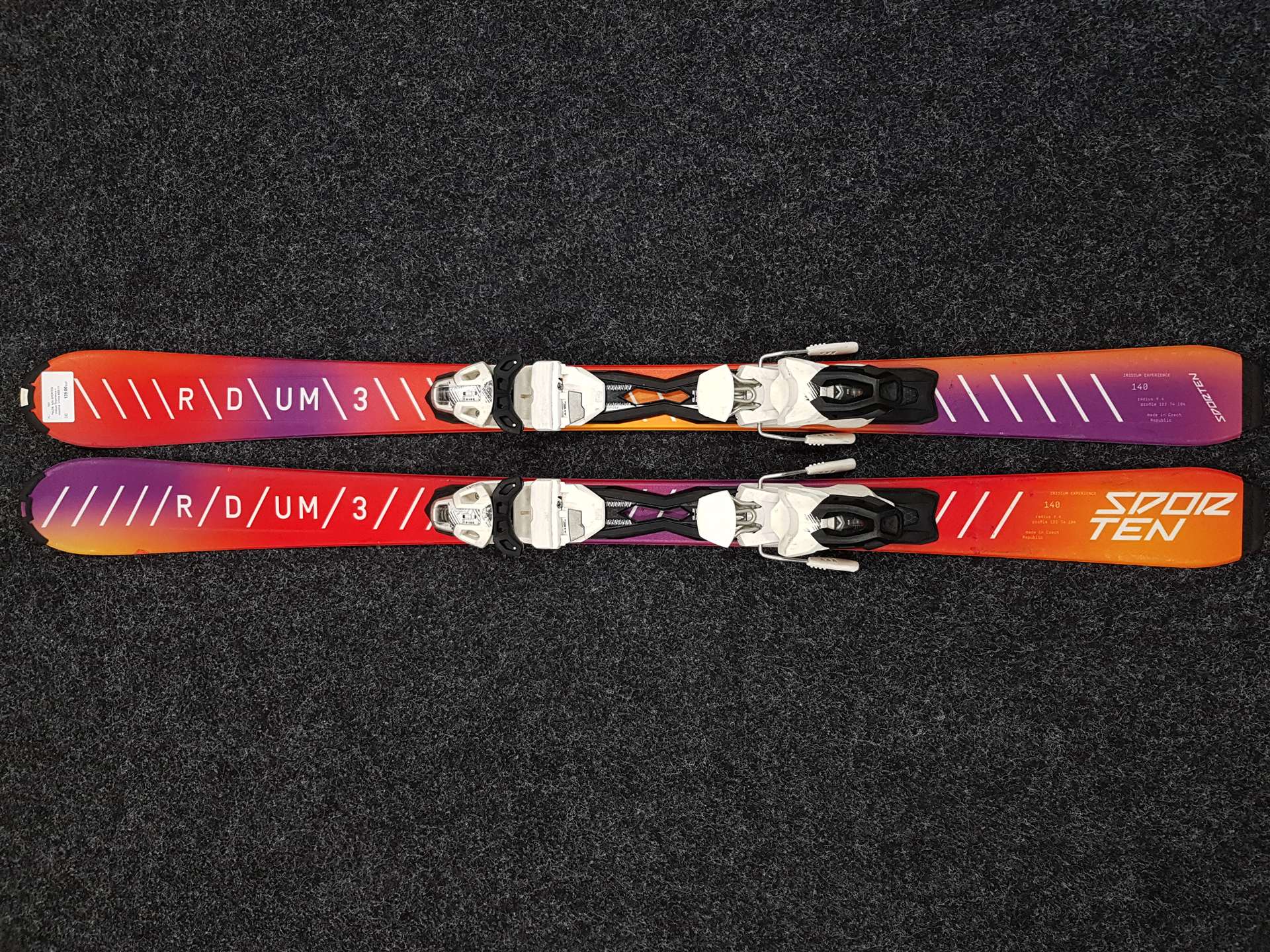 Skis SPORTEN Iridium Experience d'occasion + fixations Tyrolia MBS 11
