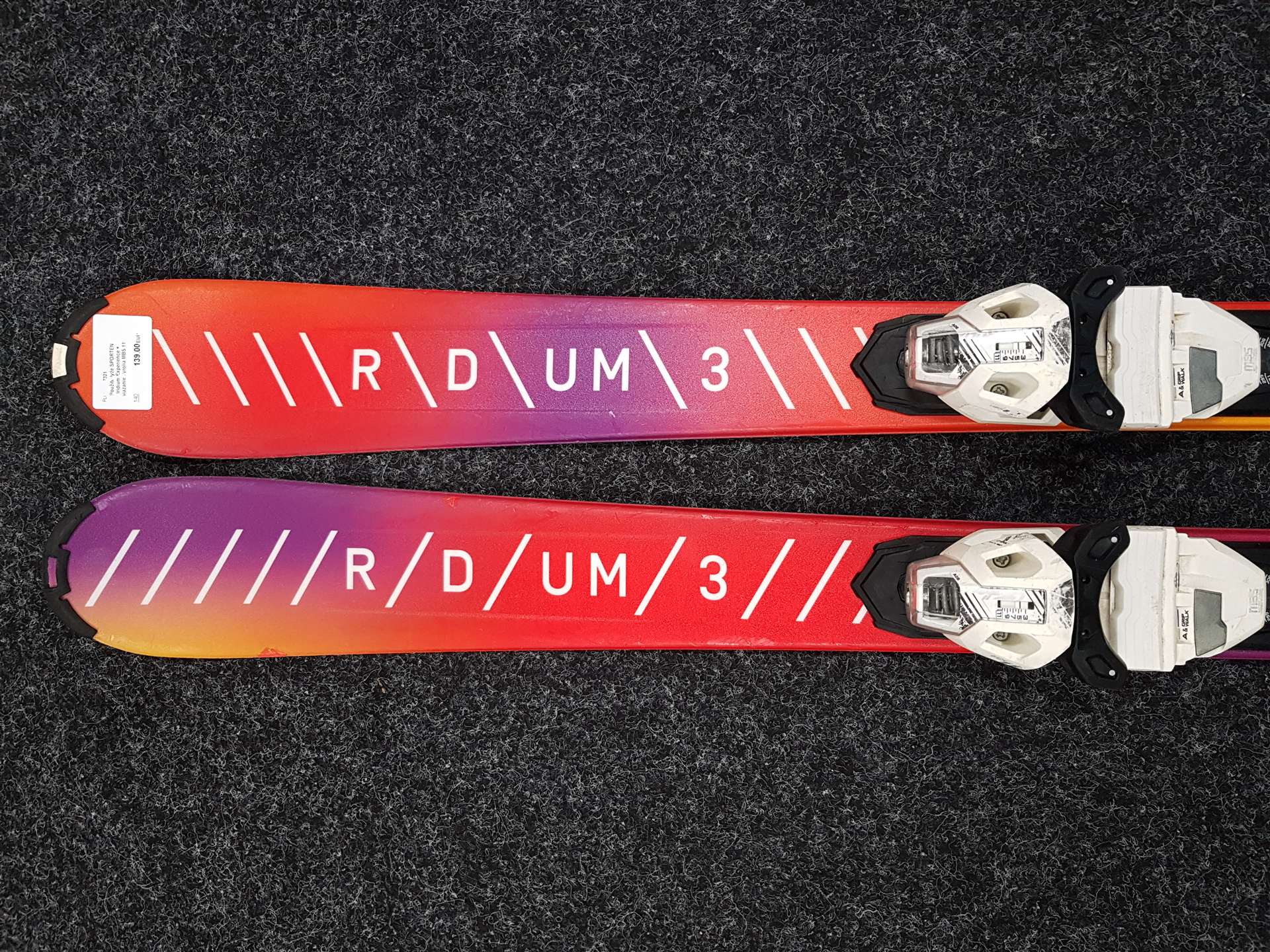 Skis SPORTEN Iridium Experience d'occasion + fixations Tyrolia MBS 11