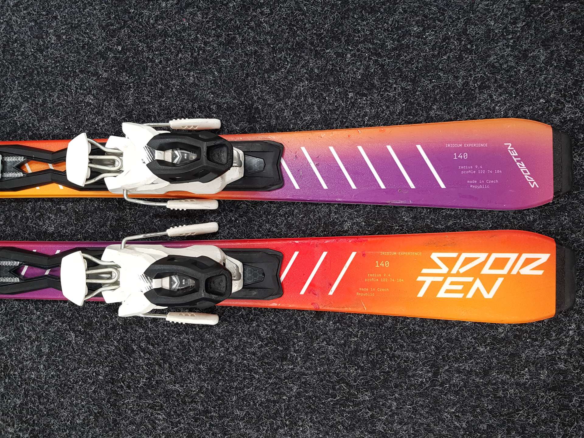 Skis SPORTEN Iridium Experience d'occasion + fixations Tyrolia MBS 11