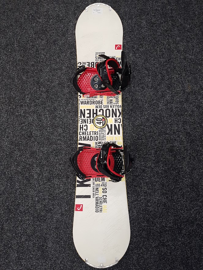 Bazarový snowboard Head Bones + vázání Burton velikost M