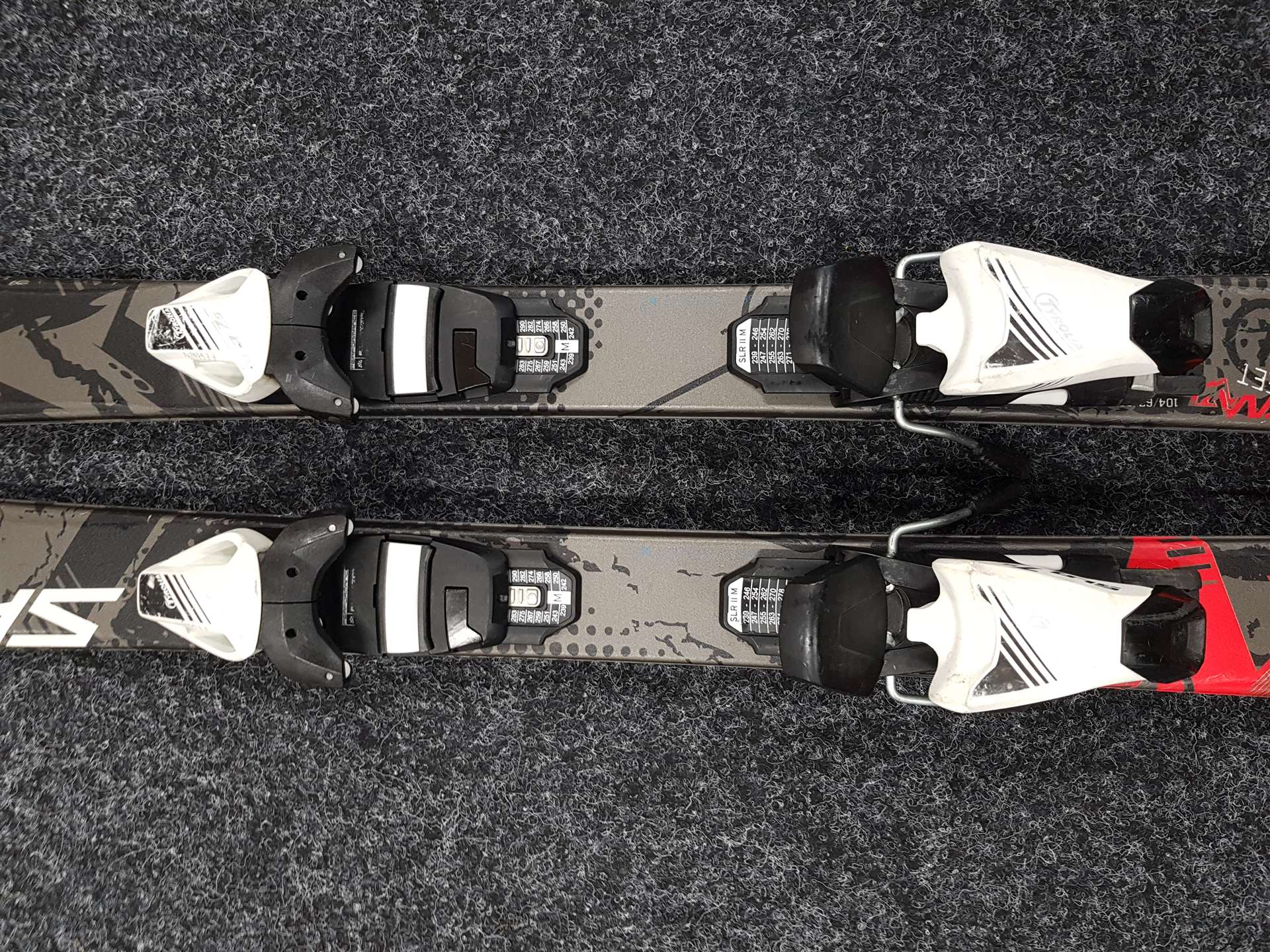 Použité detské lyže SPORTEN Street Junior + viazanie Tyrolia SLR 7.5