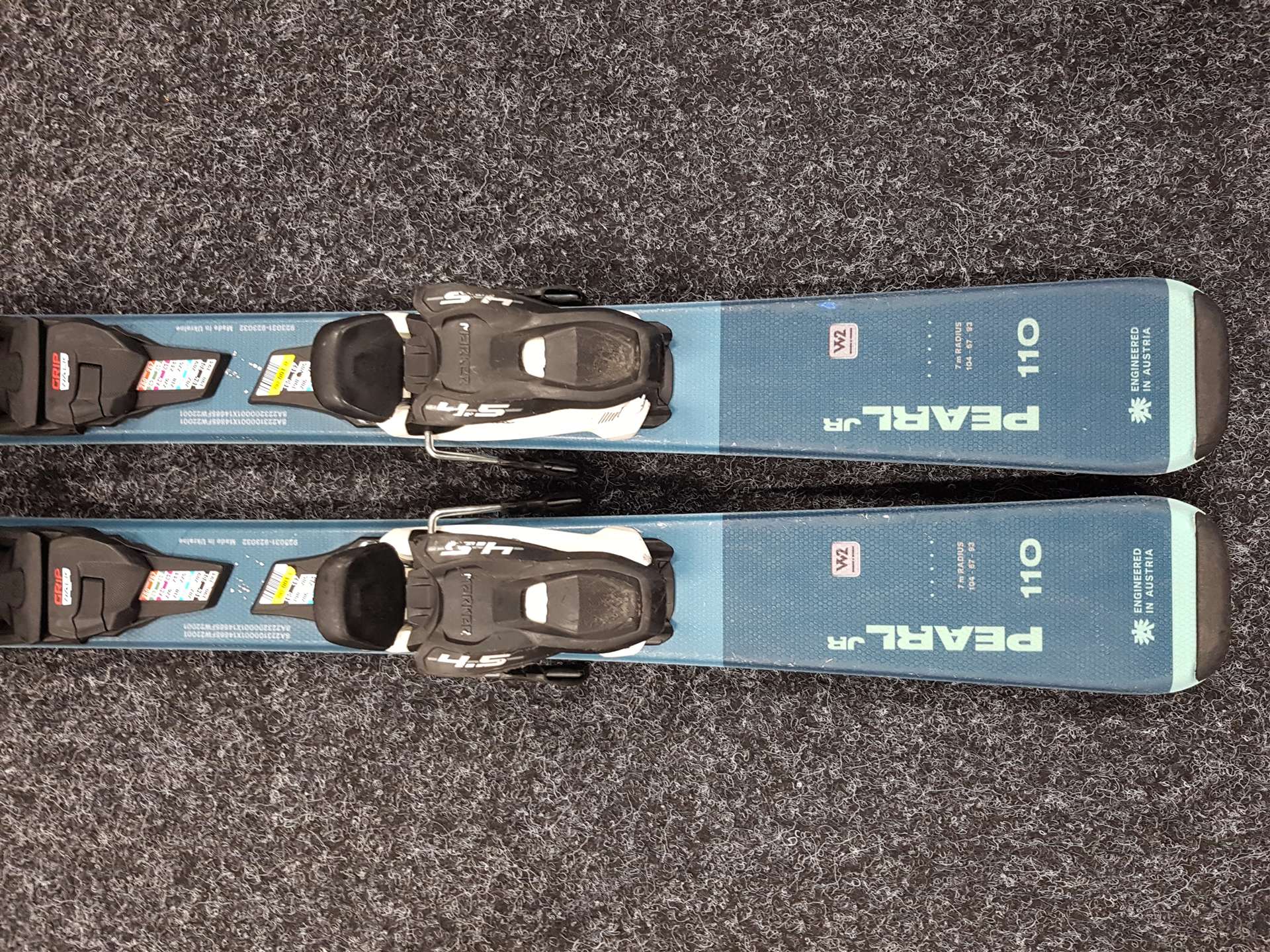 Schiuri pentru copii BLIZZARD Pearl JR + legături Marker 4.5 folosite