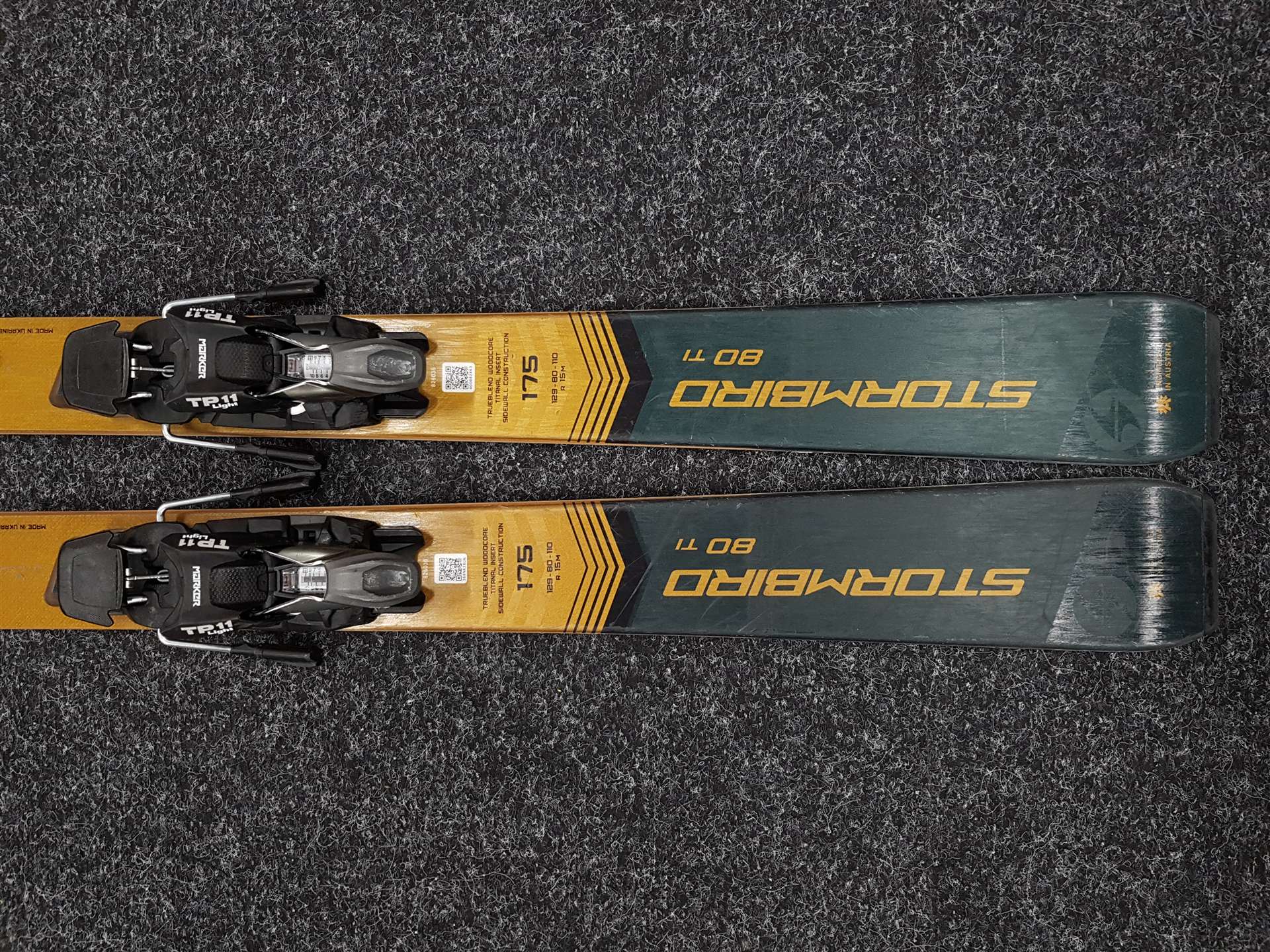 Skis d'occasion BLIZZARD Stormbird 80 Ti + fixations Marker TP Light 11