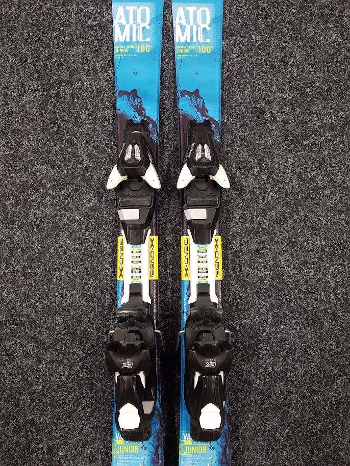 Použité detské lyže ATOMIC Vantage + viazanie Ezytrak 4,5