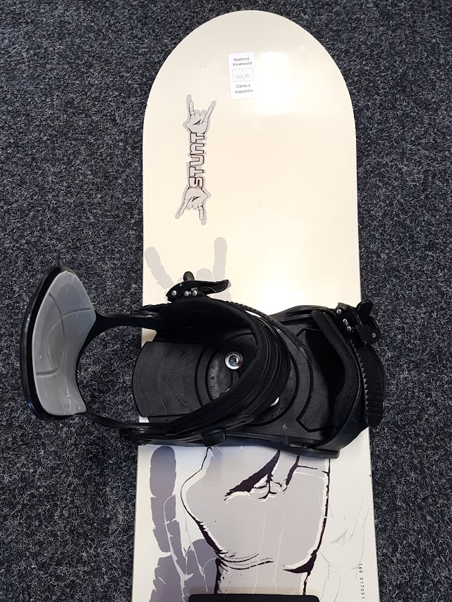 Gebrauchtes Crazy Creek Snowboard mit Crazy Creek C2 Bindung, Größe. M