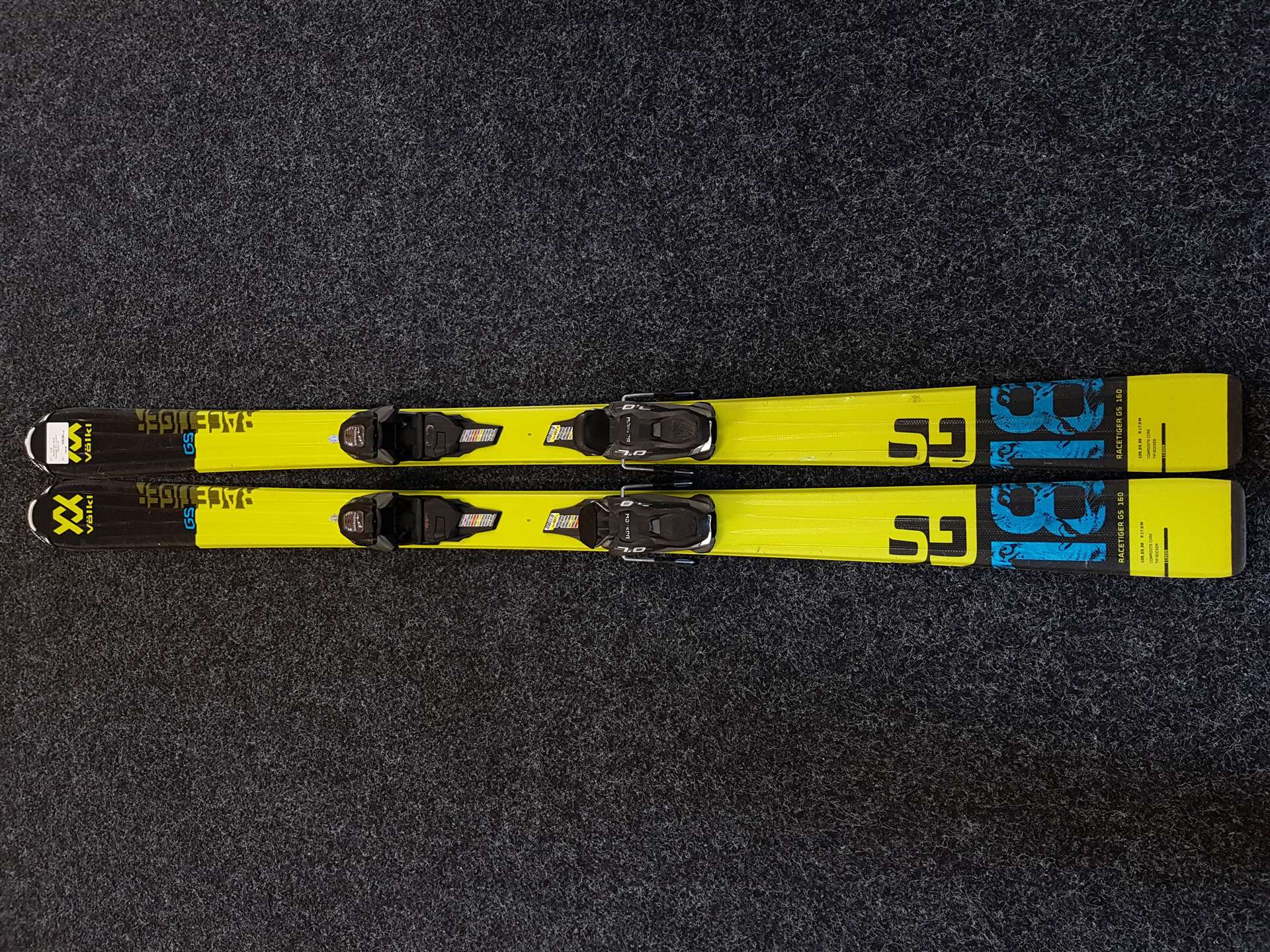 Sci VOLKL Racetiger GS usati + attacchi Marker 7.0