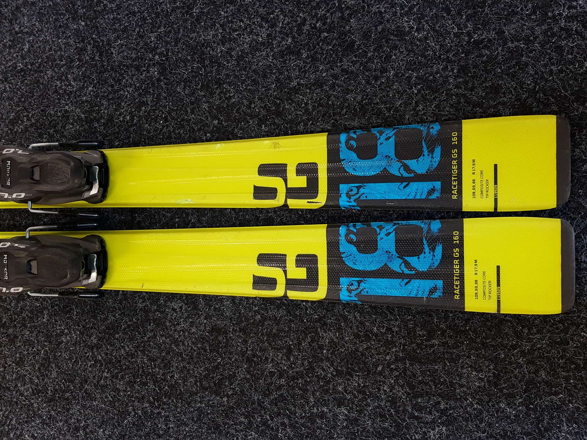 Sci VOLKL Racetiger GS usati + attacchi Marker 7.0