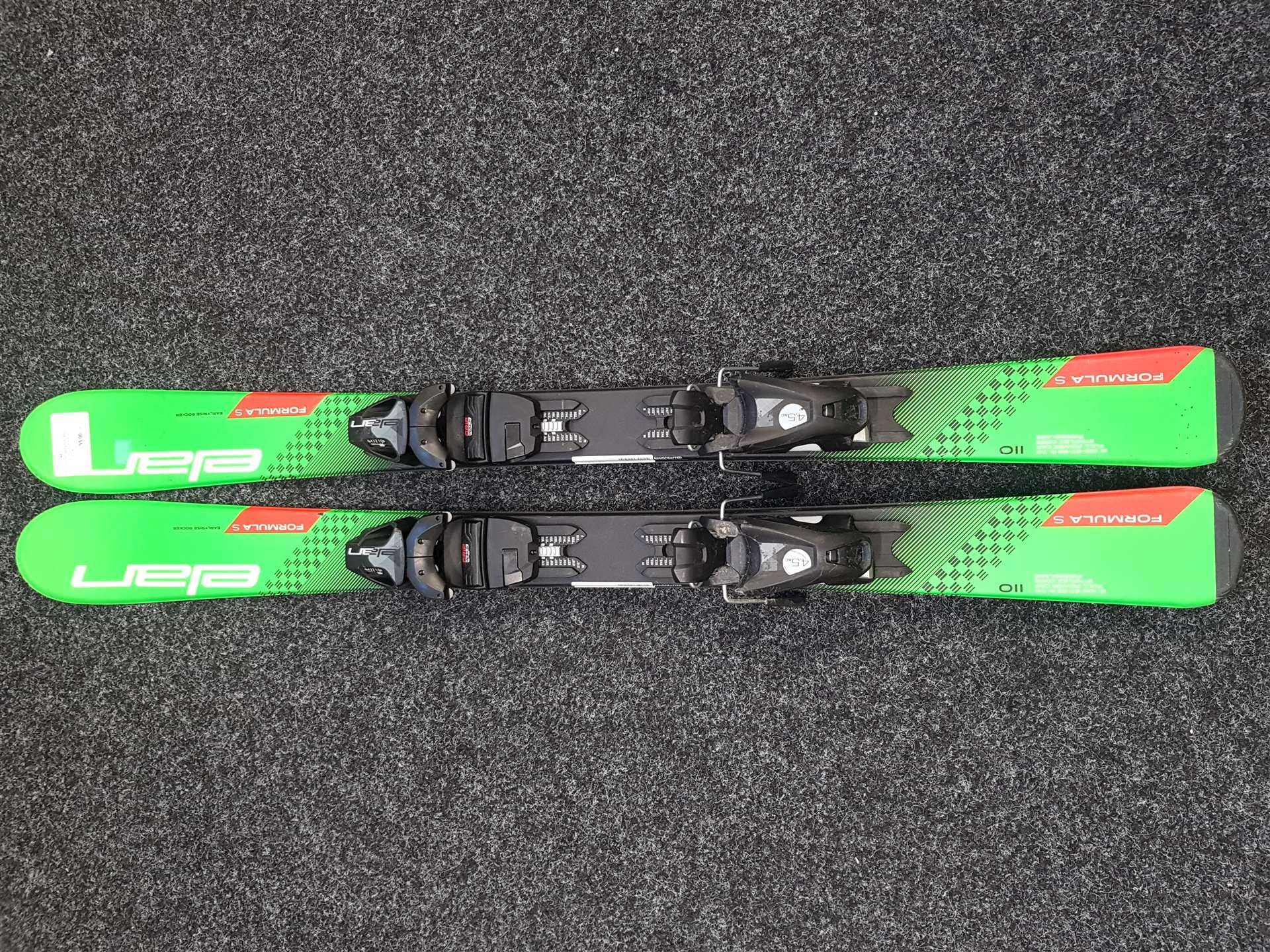 Gebrauchte Kinderski ELAN Formula S + Bindungen Elan EL 4.5